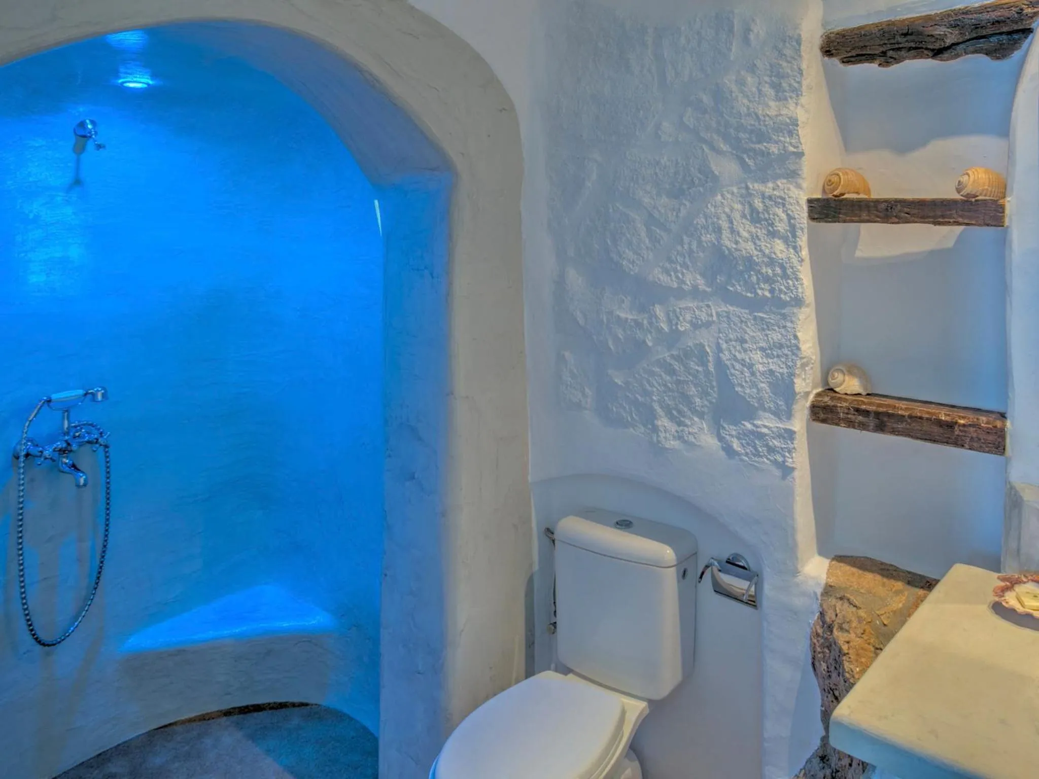 Shower in Eirini Luxury Hotel Villas
