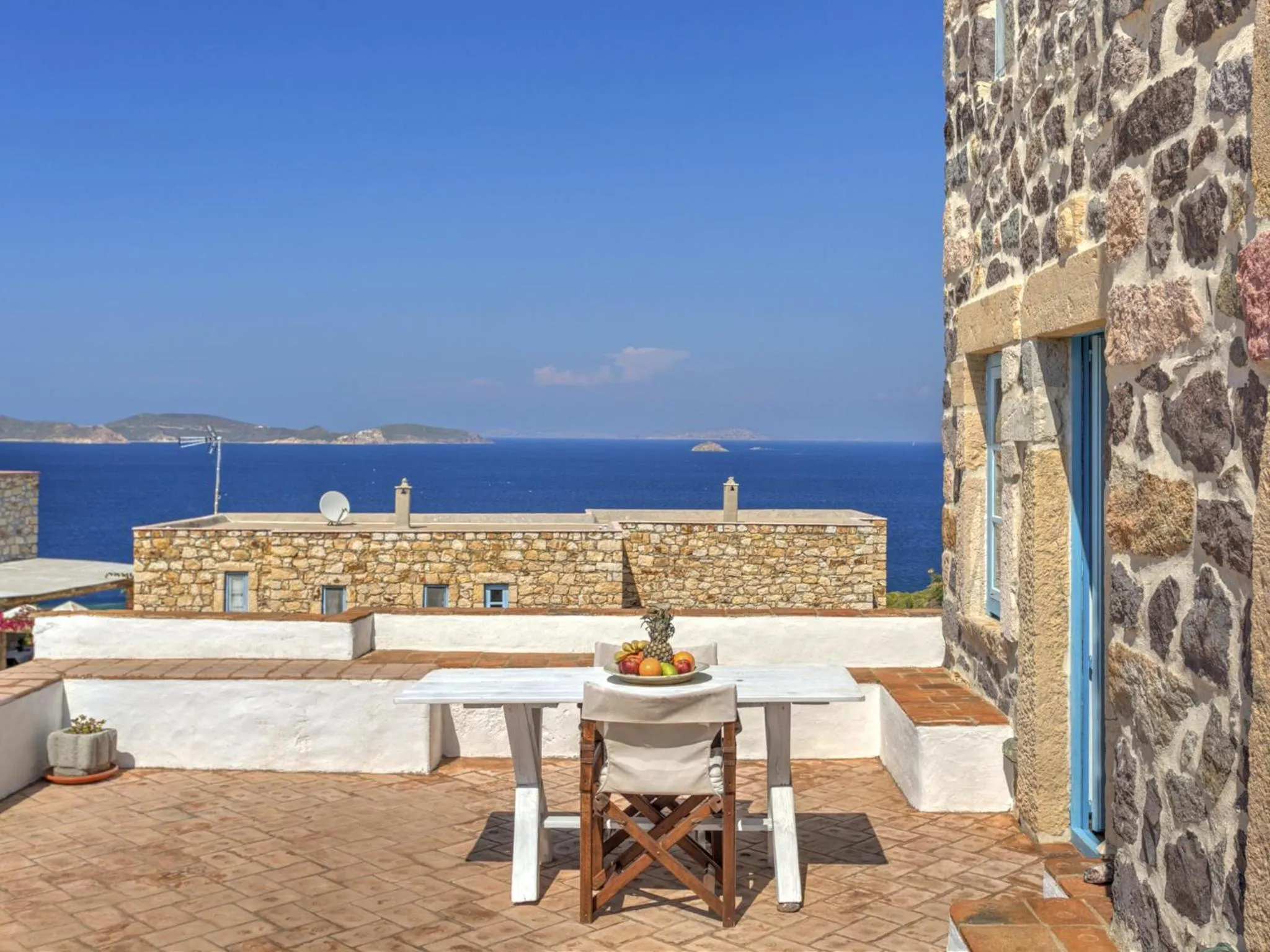 Patio in Eirini Luxury Hotel Villas