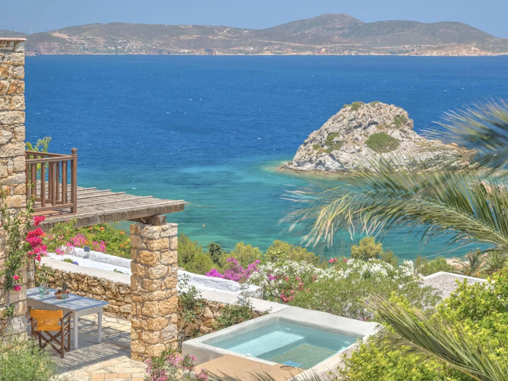 Natural landscape in Eirini Luxury Hotel Villas