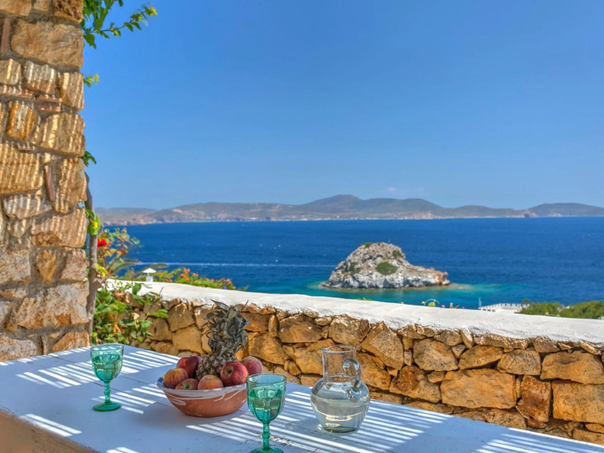 Natural landscape in Eirini Luxury Hotel Villas