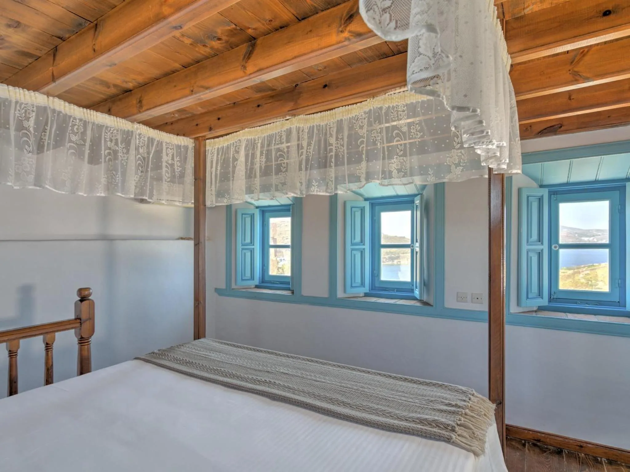 Bedroom, Bed in Eirini Luxury Hotel Villas