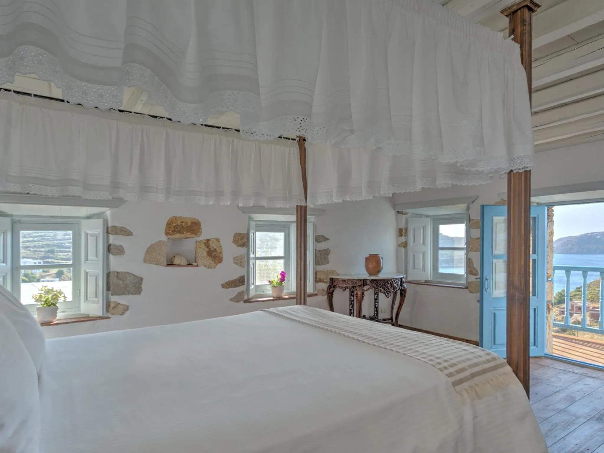 Bedroom, Bed in Eirini Luxury Hotel Villas