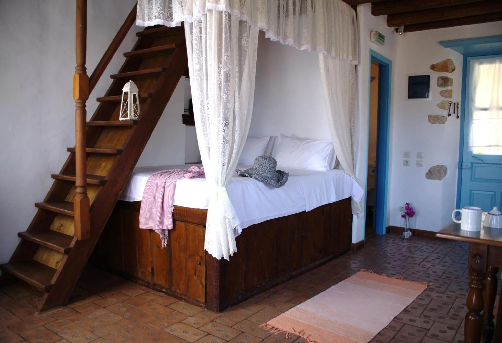Bedroom, Bed in Eirini Luxury Hotel Villas
