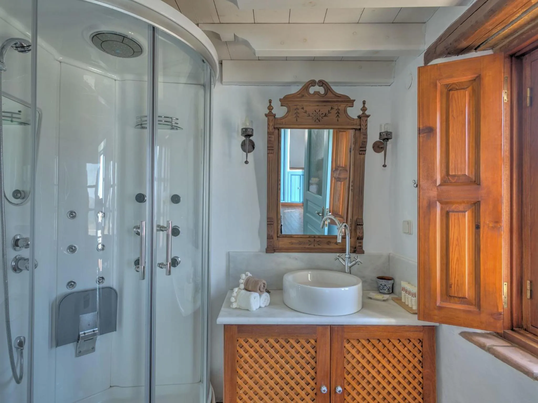 Shower in Eirini Luxury Hotel Villas