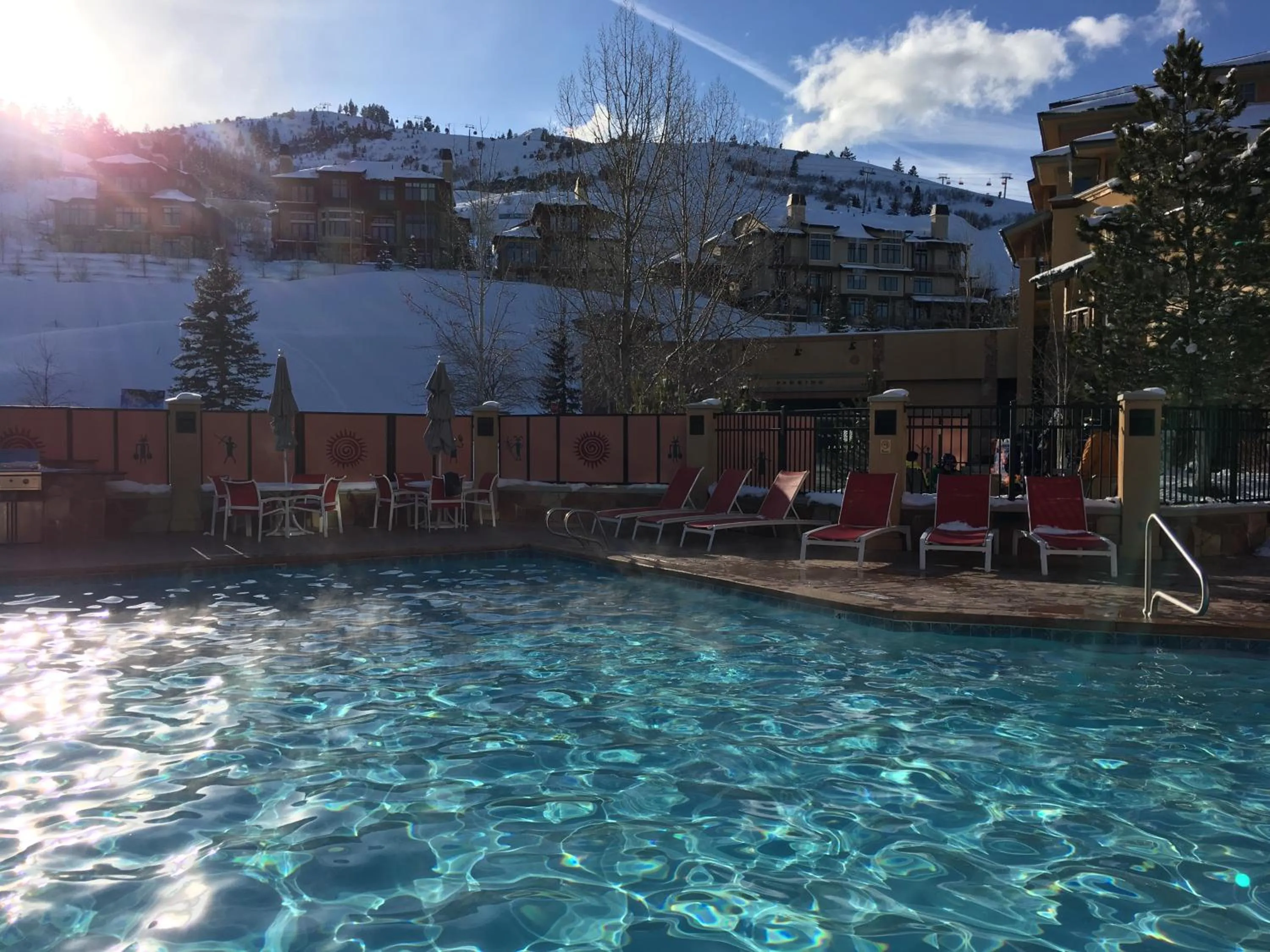 Swimming pool in Superior Ski In Ski out, Top floor Penthouse, Pool, Hot Tubs Conde Nast Forbes Award Winner B508
