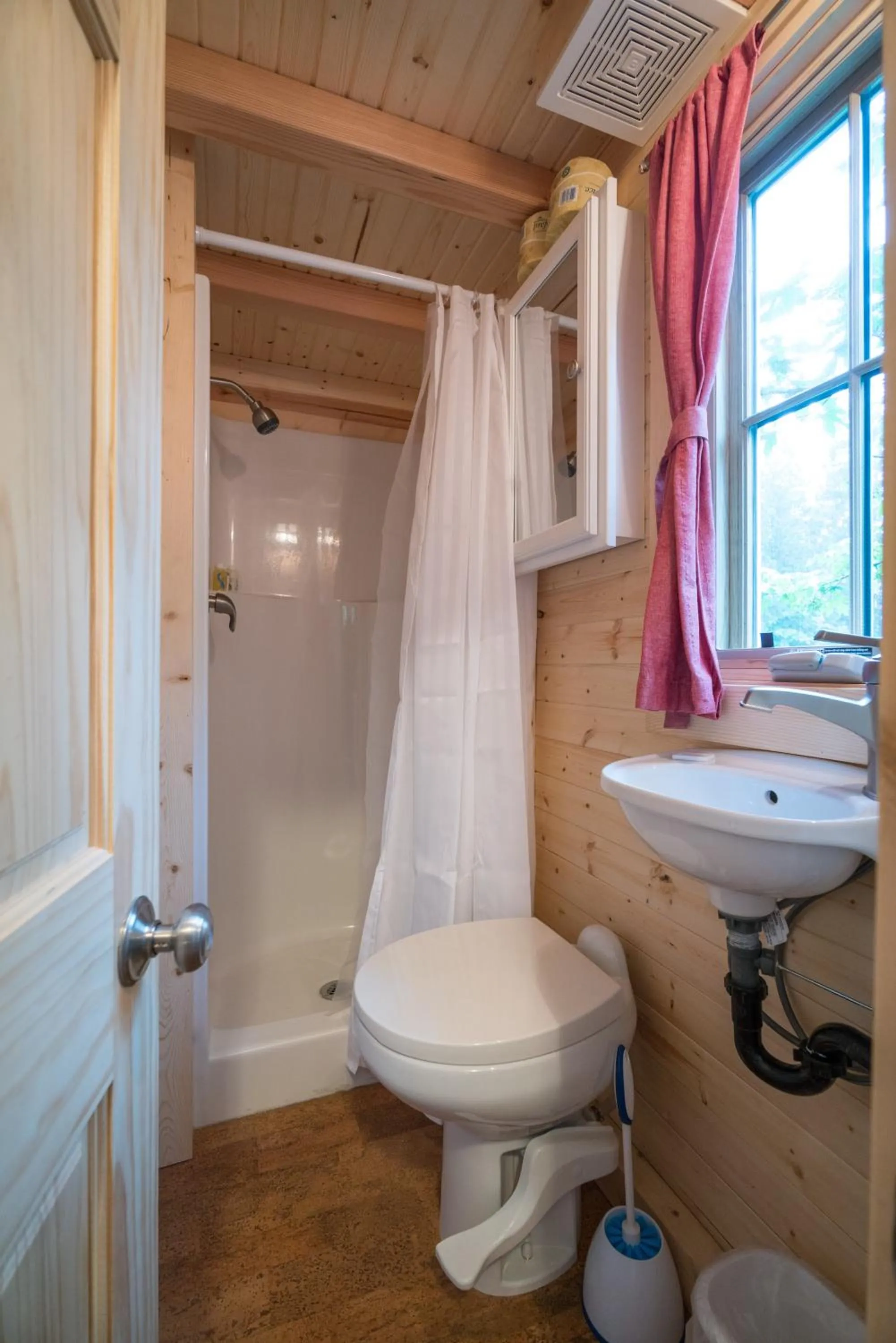 Shower in Mt Hood Tiny House Village
