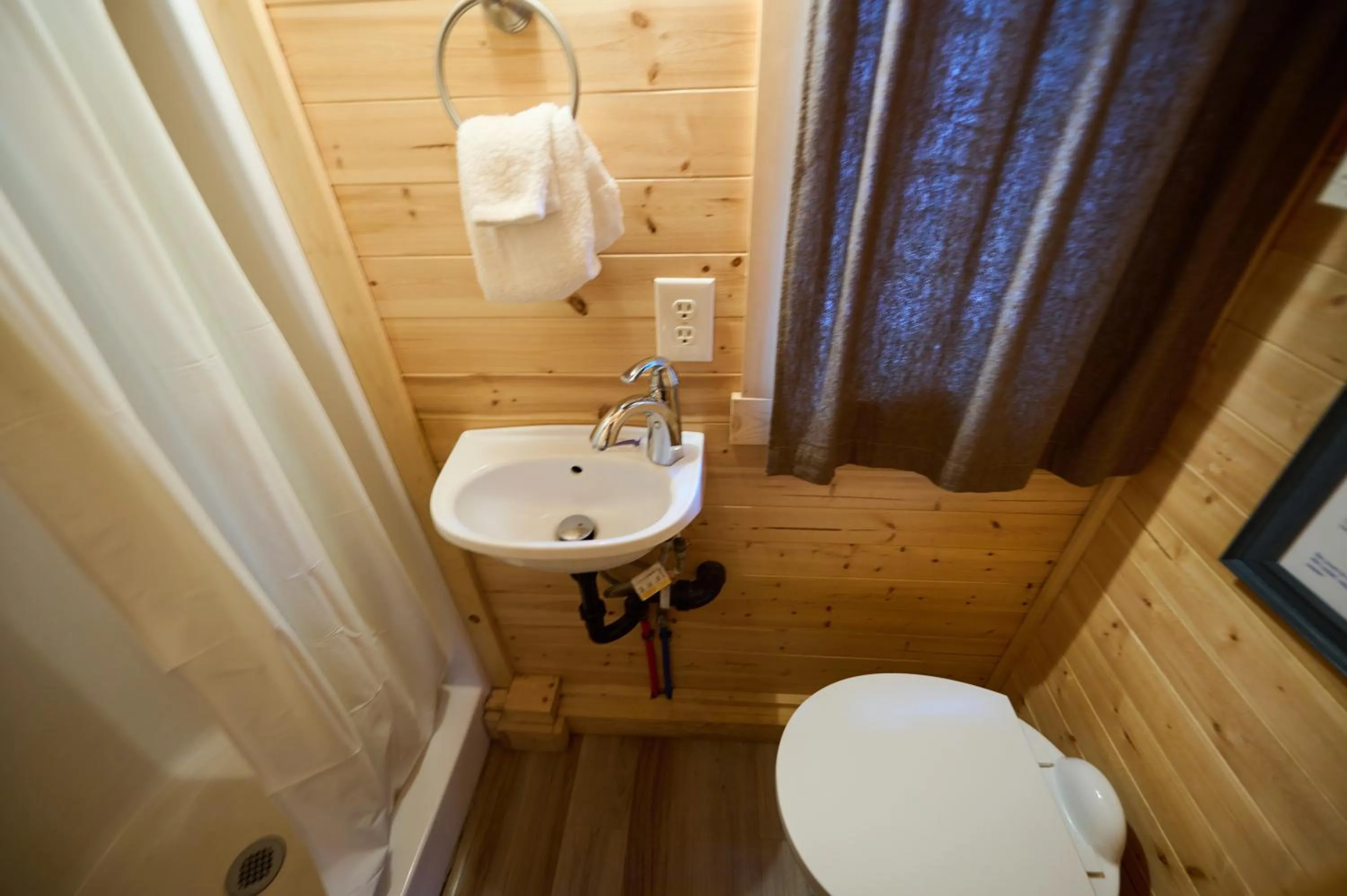 Bathroom in Mt Hood Tiny House Village