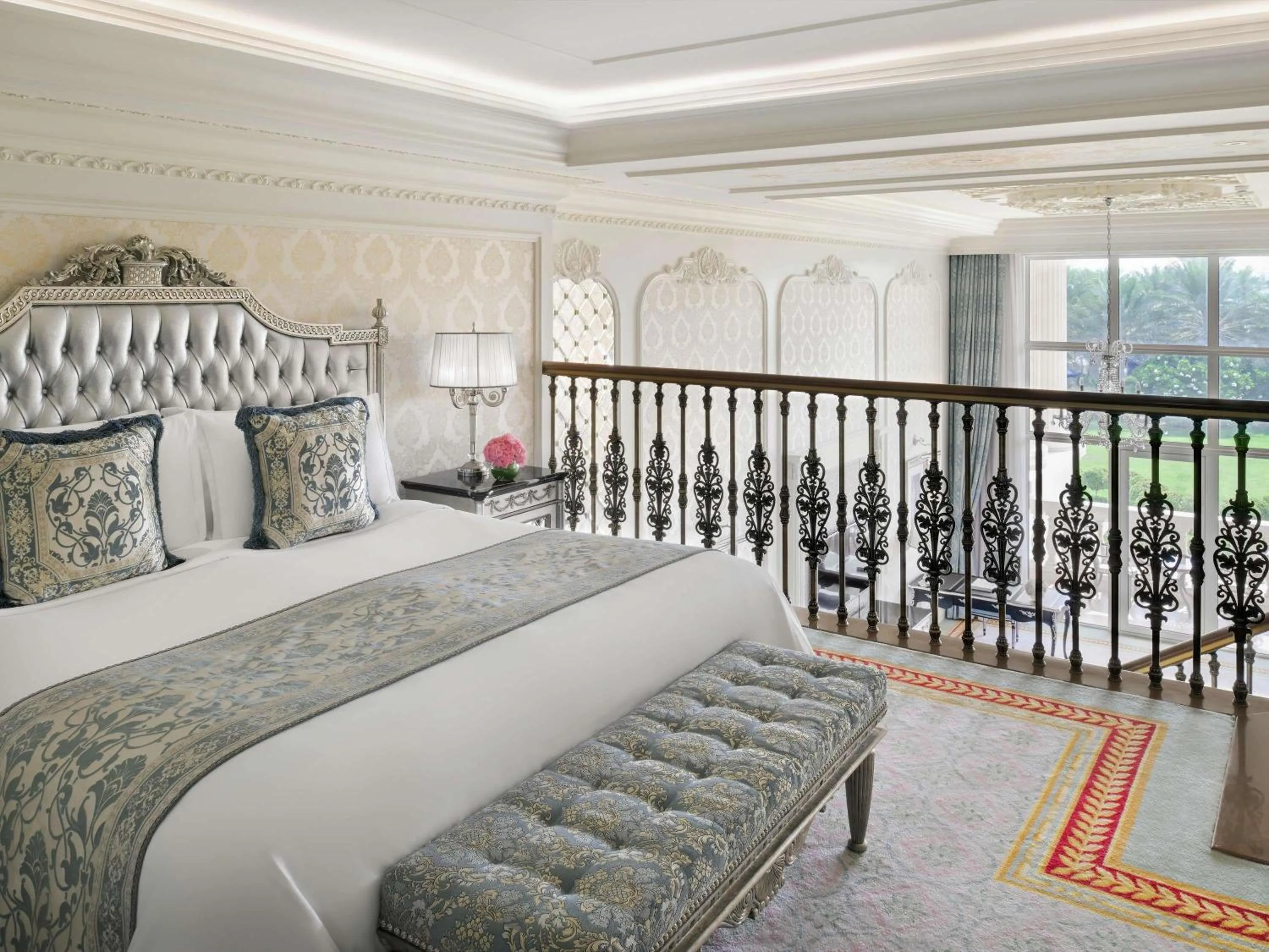 Bedroom, Bed in Raffles The Palm