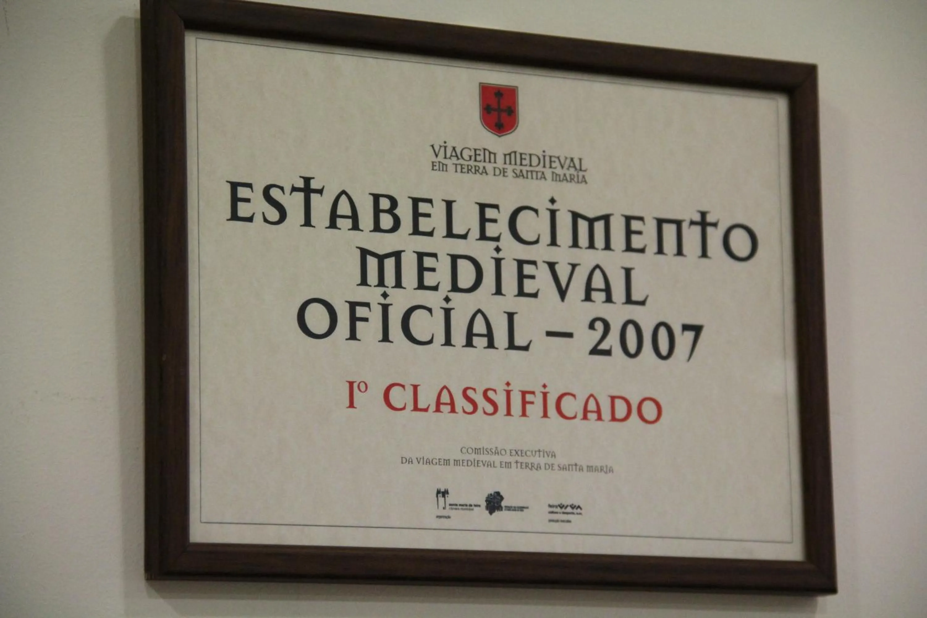 Certificate/Award in Hotel dos Loios