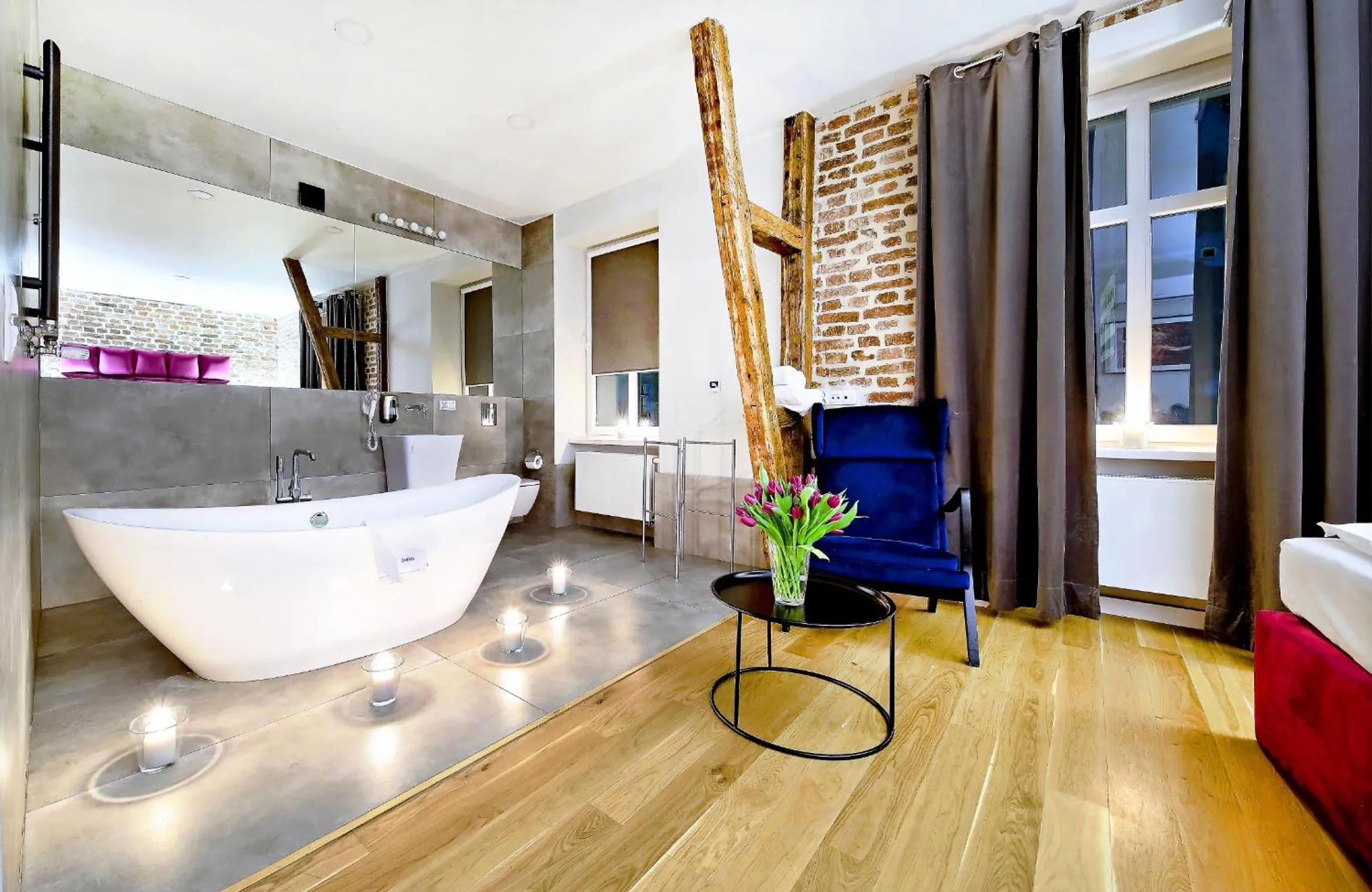 Bathroom in Cinema Apartments