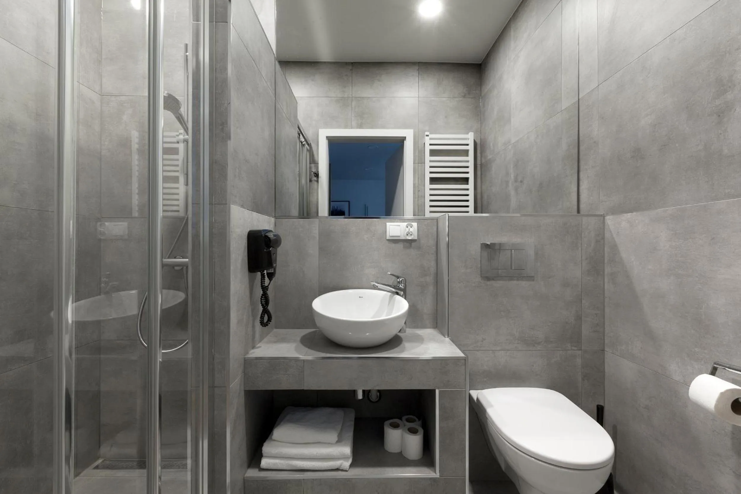 Shower in Cinema Apartments
