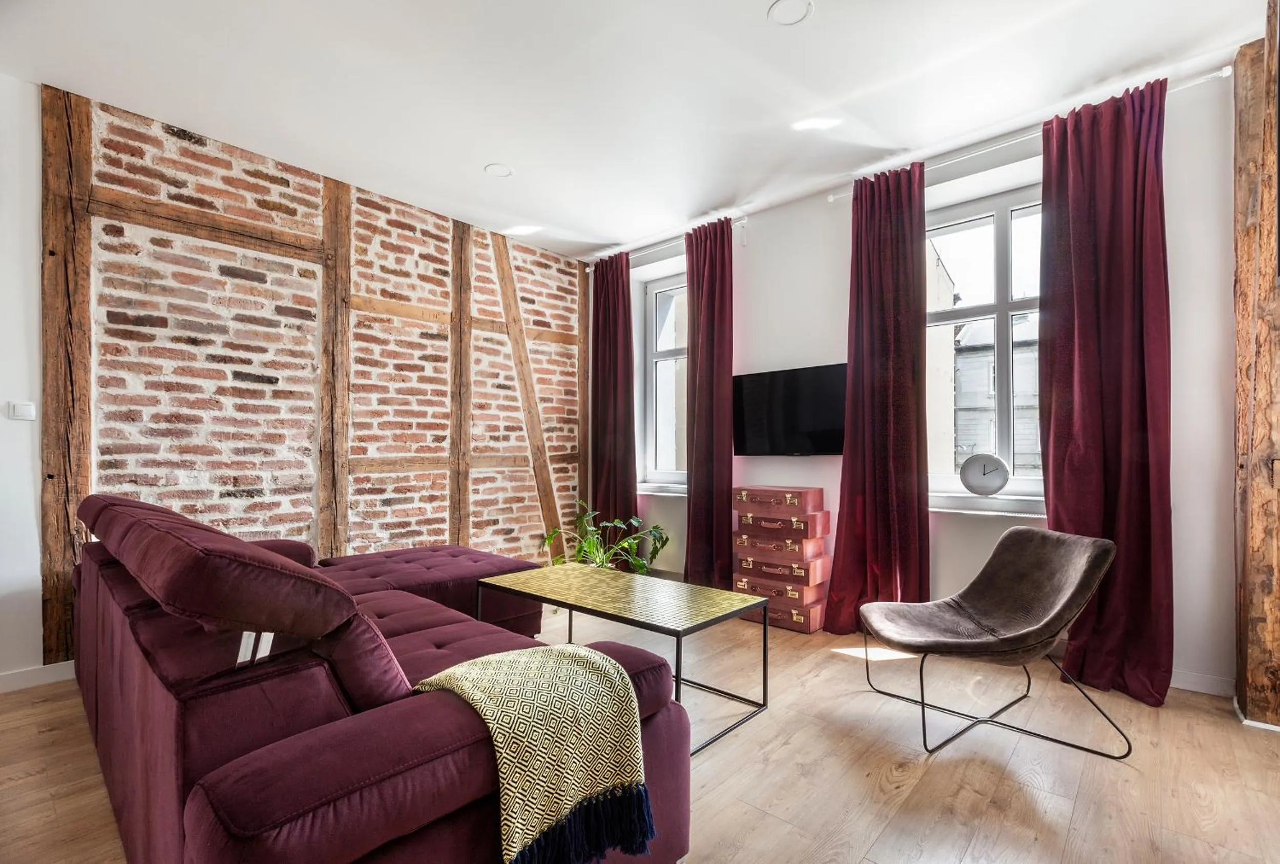 Bed in Cinema Apartments