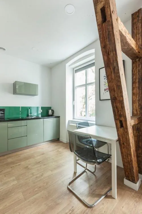 Kitchen or kitchenette in Cinema Apartments