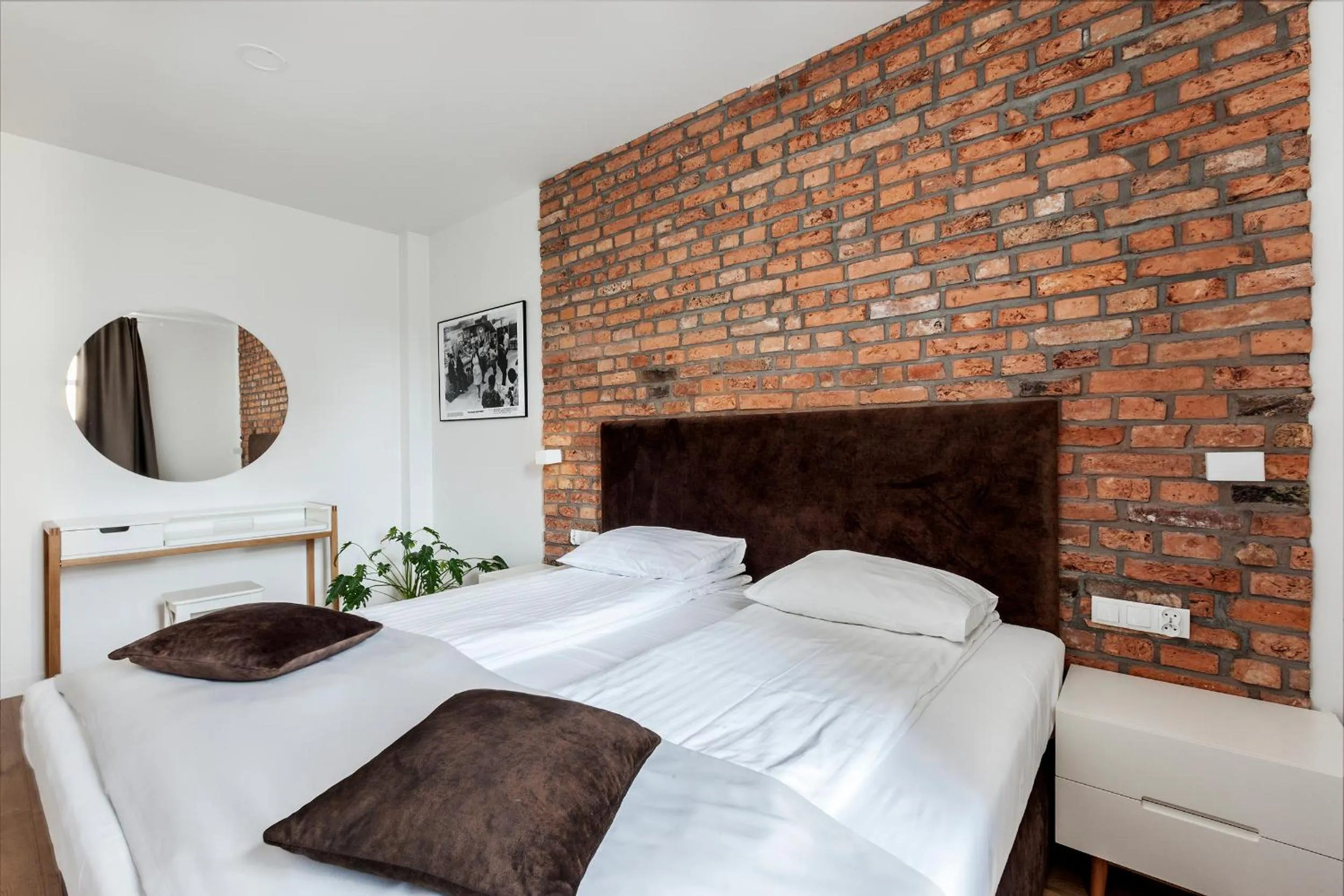 Bed in Cinema Apartments