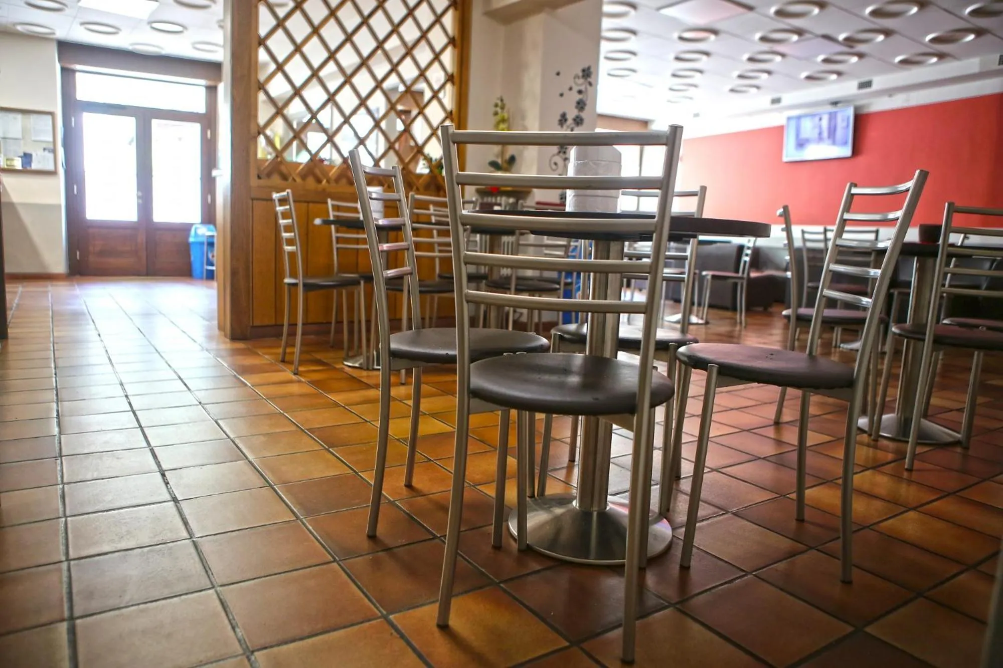 Communal lounge/ TV room in Albergo Gusmeroli