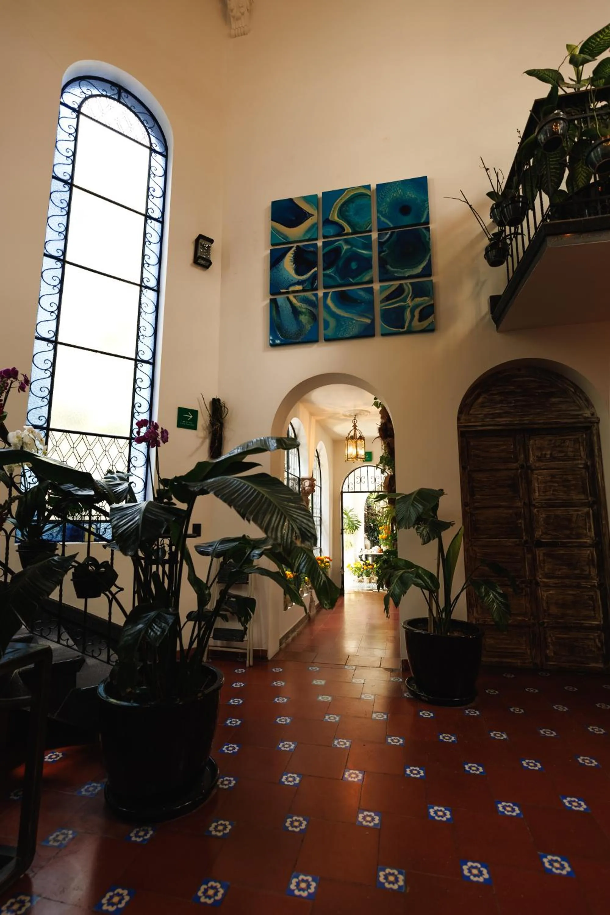 Lobby or reception in Orchid House Mexico City