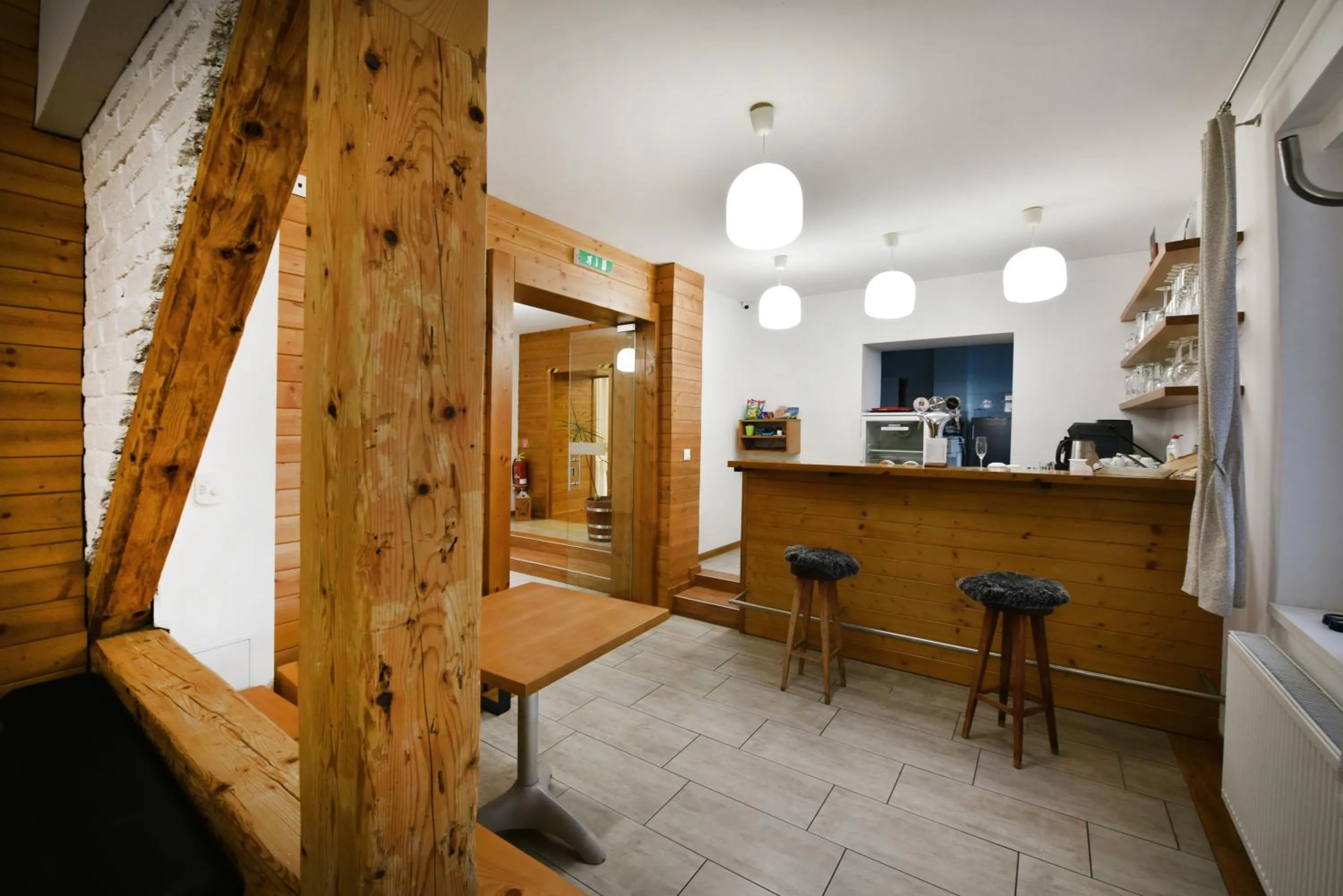 Lobby or reception in Penzión Valaška