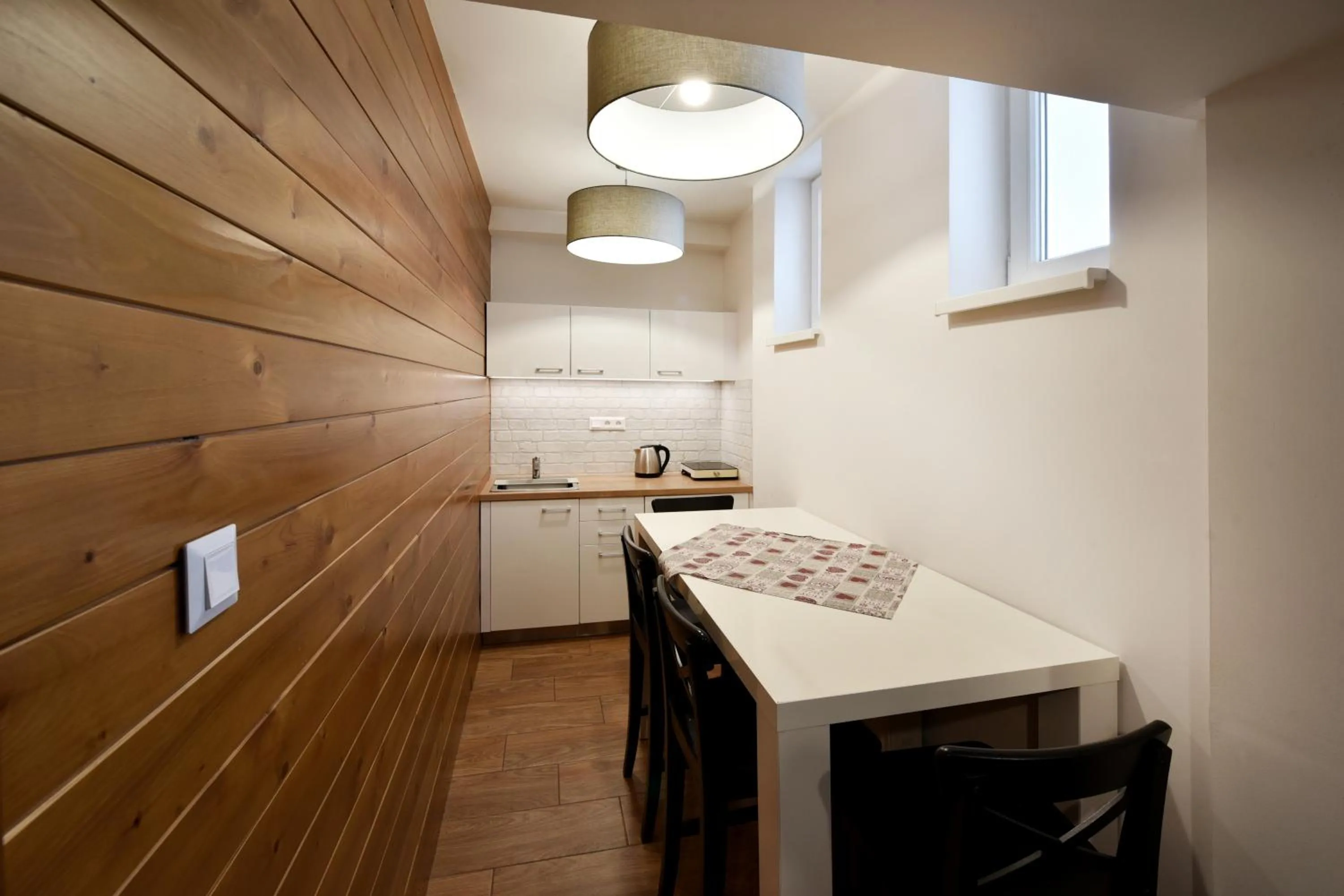 Kitchen or kitchenette in Penzión Valaška