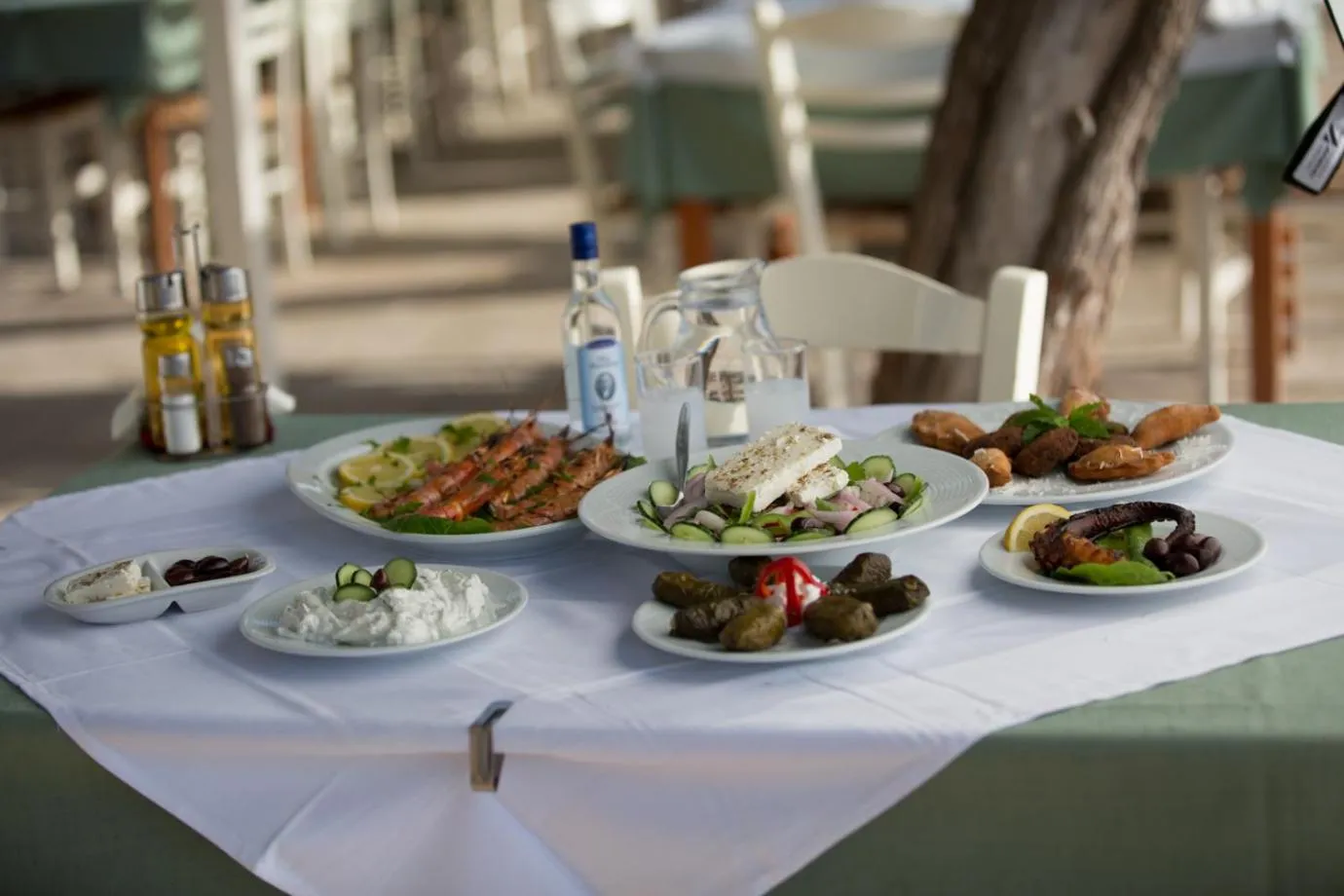 Food close-up in Aphrodite Hotel