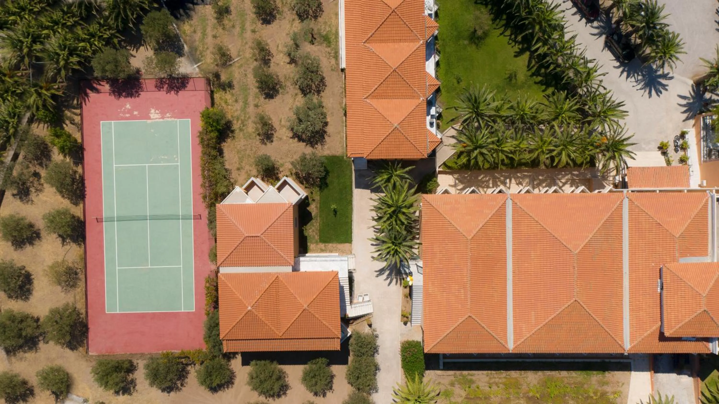 Bird's eye view in Aphrodite Hotel