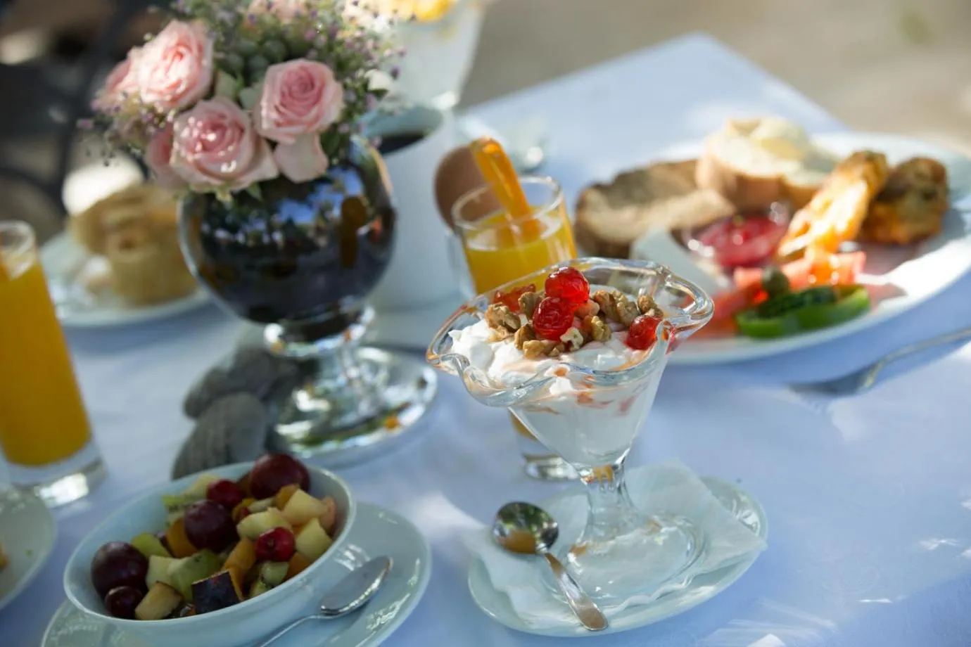 Continental breakfast in Aphrodite Hotel