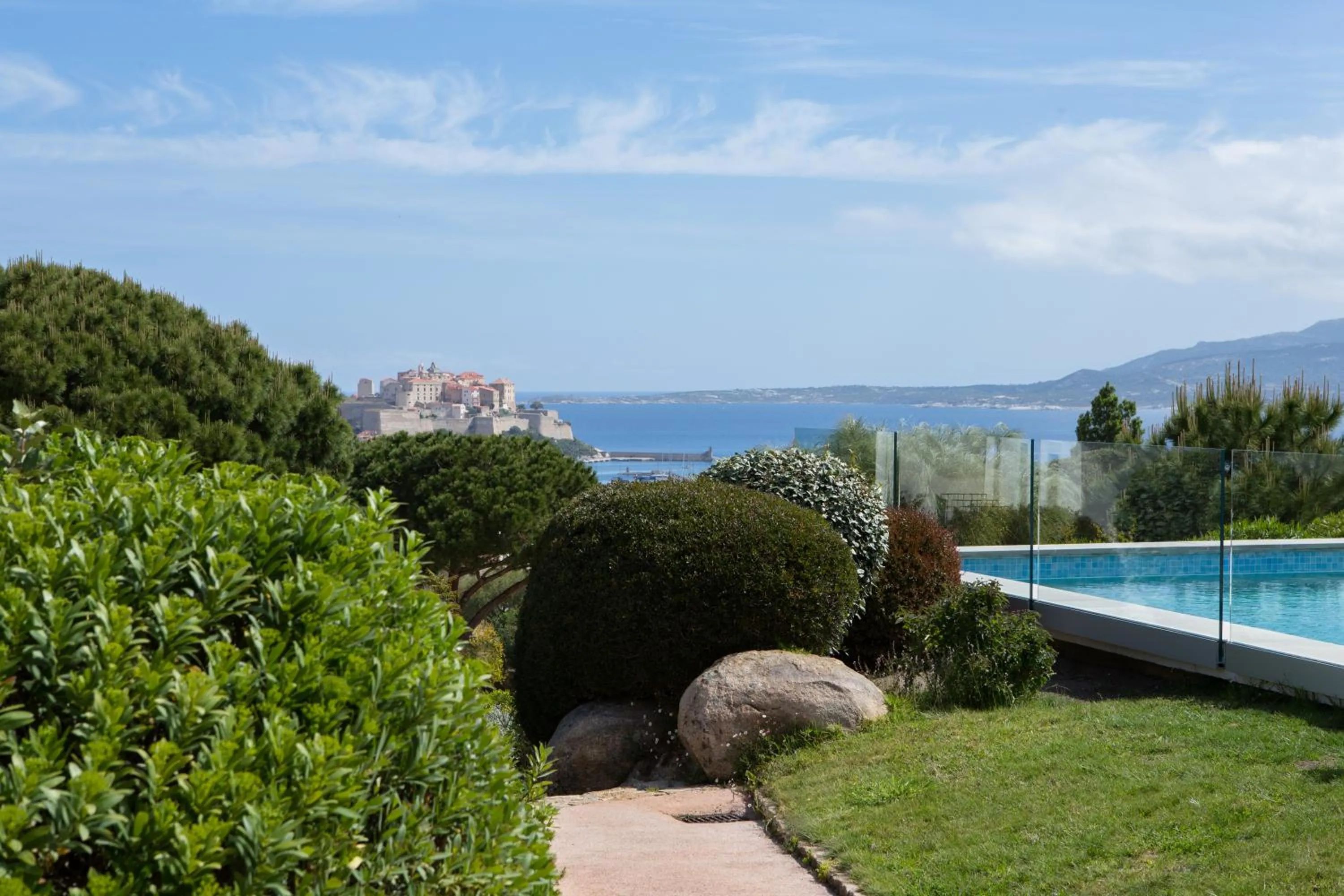 Natural landscape in La Villa Calvi