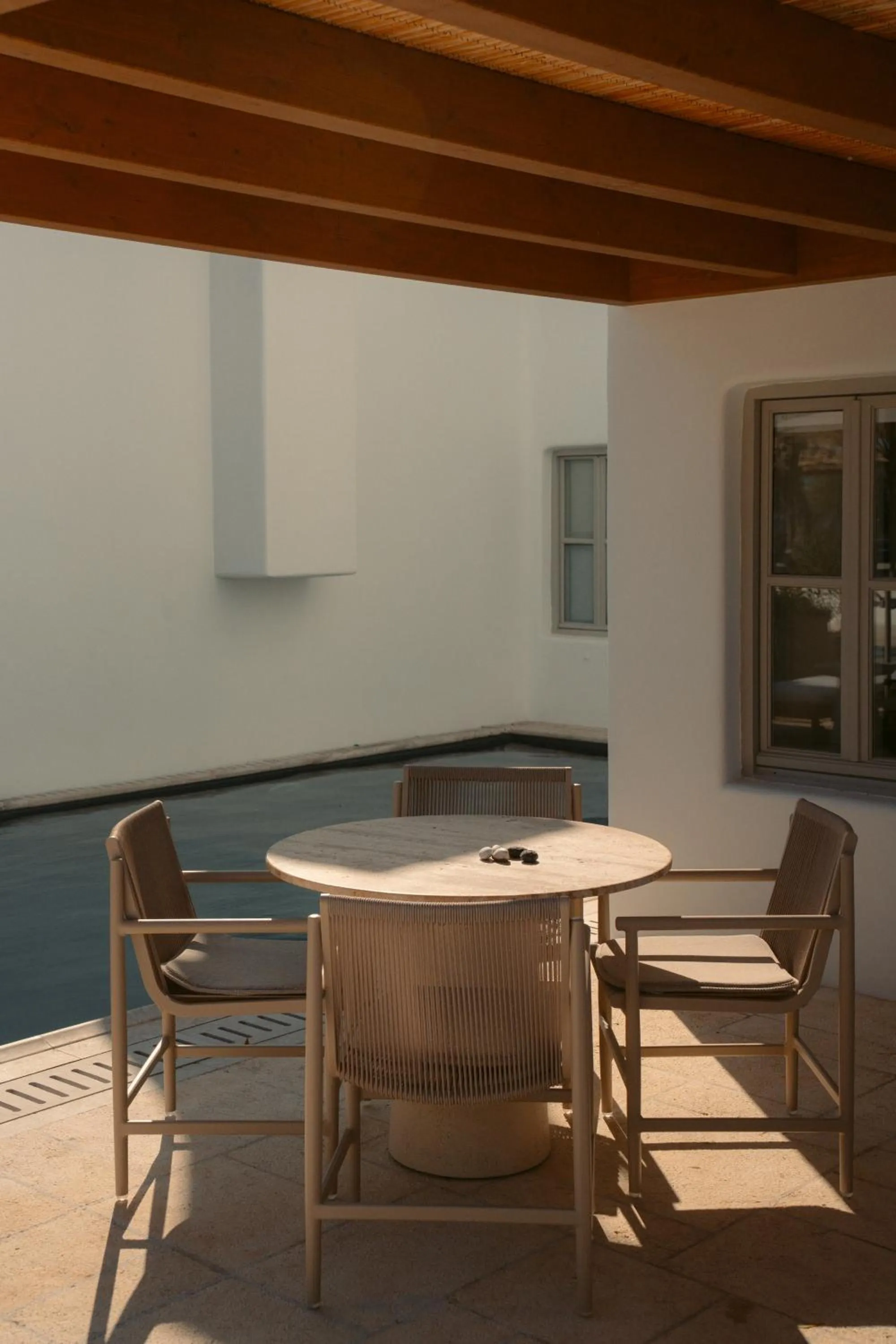 Patio in Black Rose Beach Suites