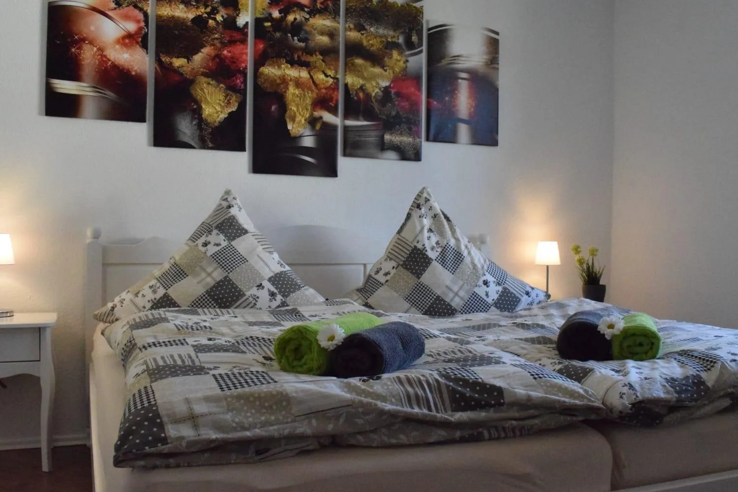 Bedroom, Bed in Gästehaus Burgblick