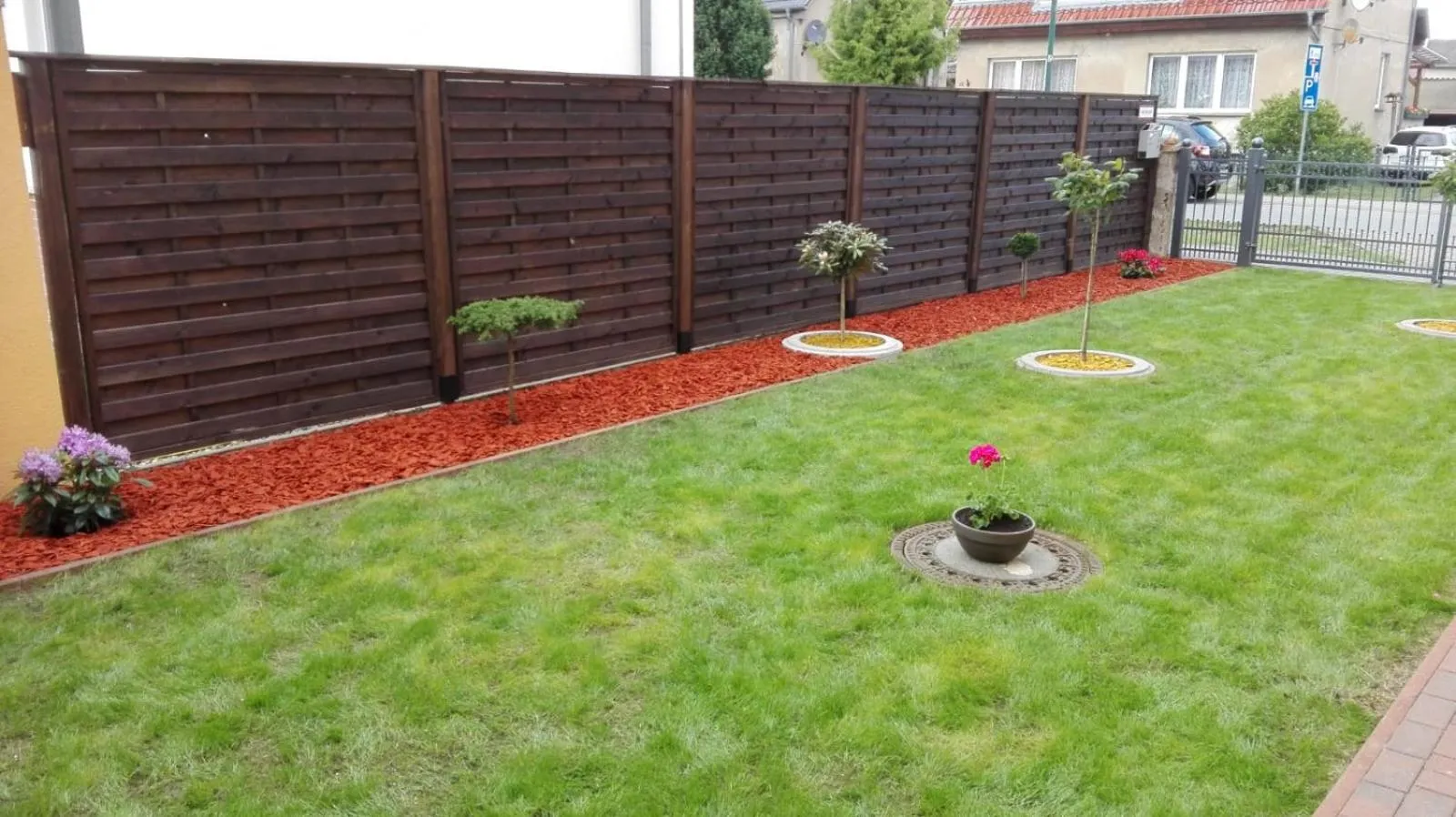 Garden in Gästehaus Burgblick