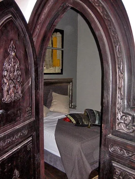 Bed in Riad Kantarell