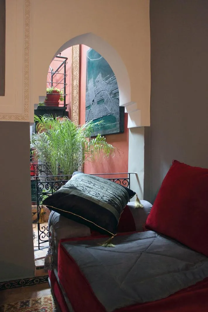 Bed in Riad Kantarell