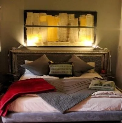 Bed in Riad Kantarell