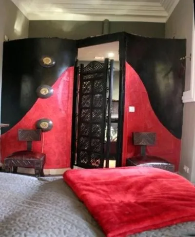 Bed in Riad Kantarell