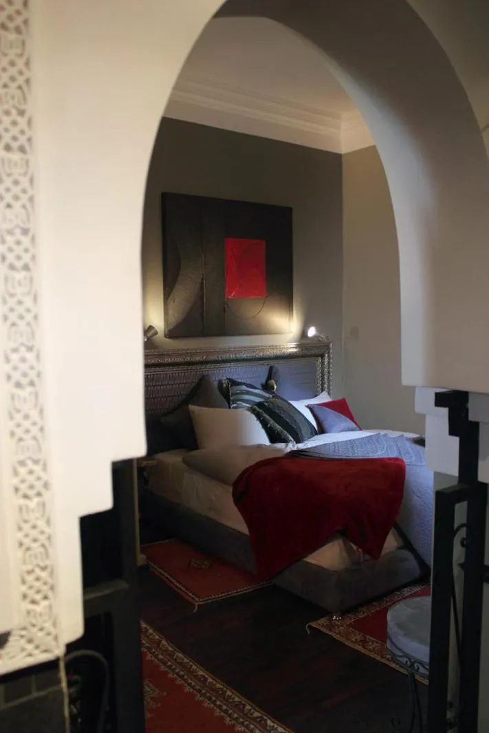 Bed in Riad Kantarell