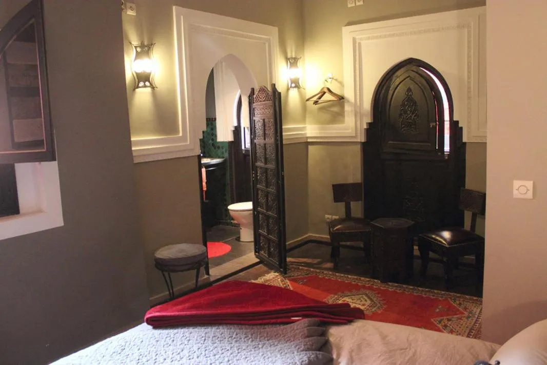 Bed in Riad Kantarell