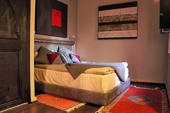 Bed in Riad Kantarell