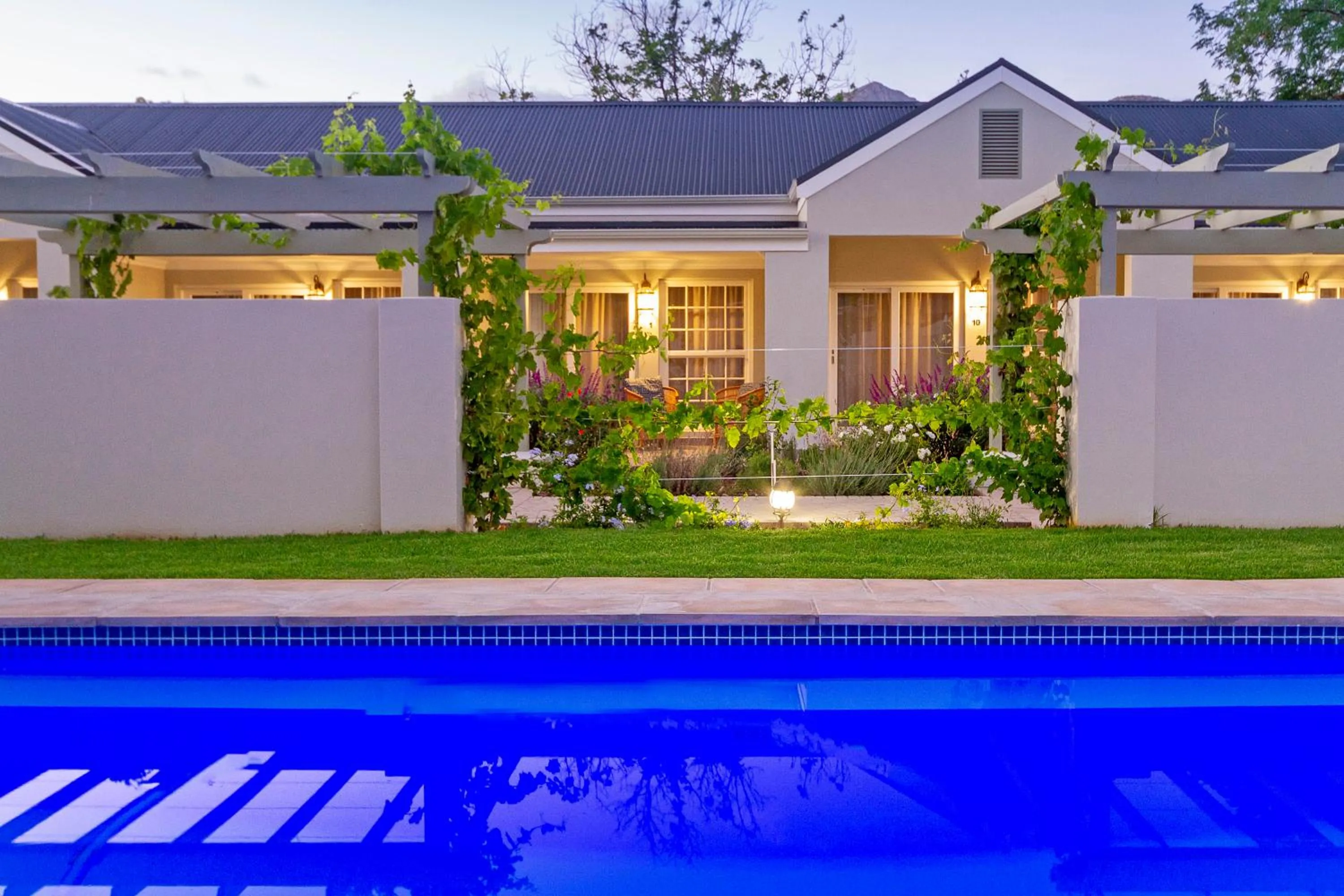 Pool view in Monte Vista Boutique Hotel