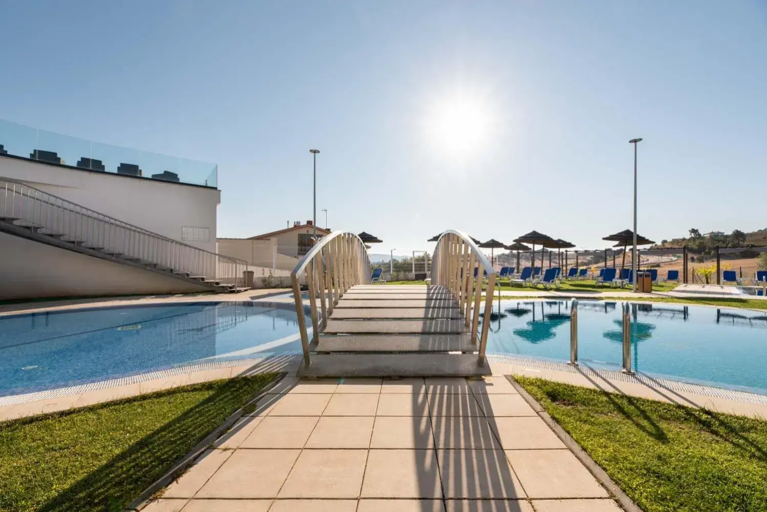 Swimming pool in Exe São Lázaro Swimming pool in Exe São Lázaro