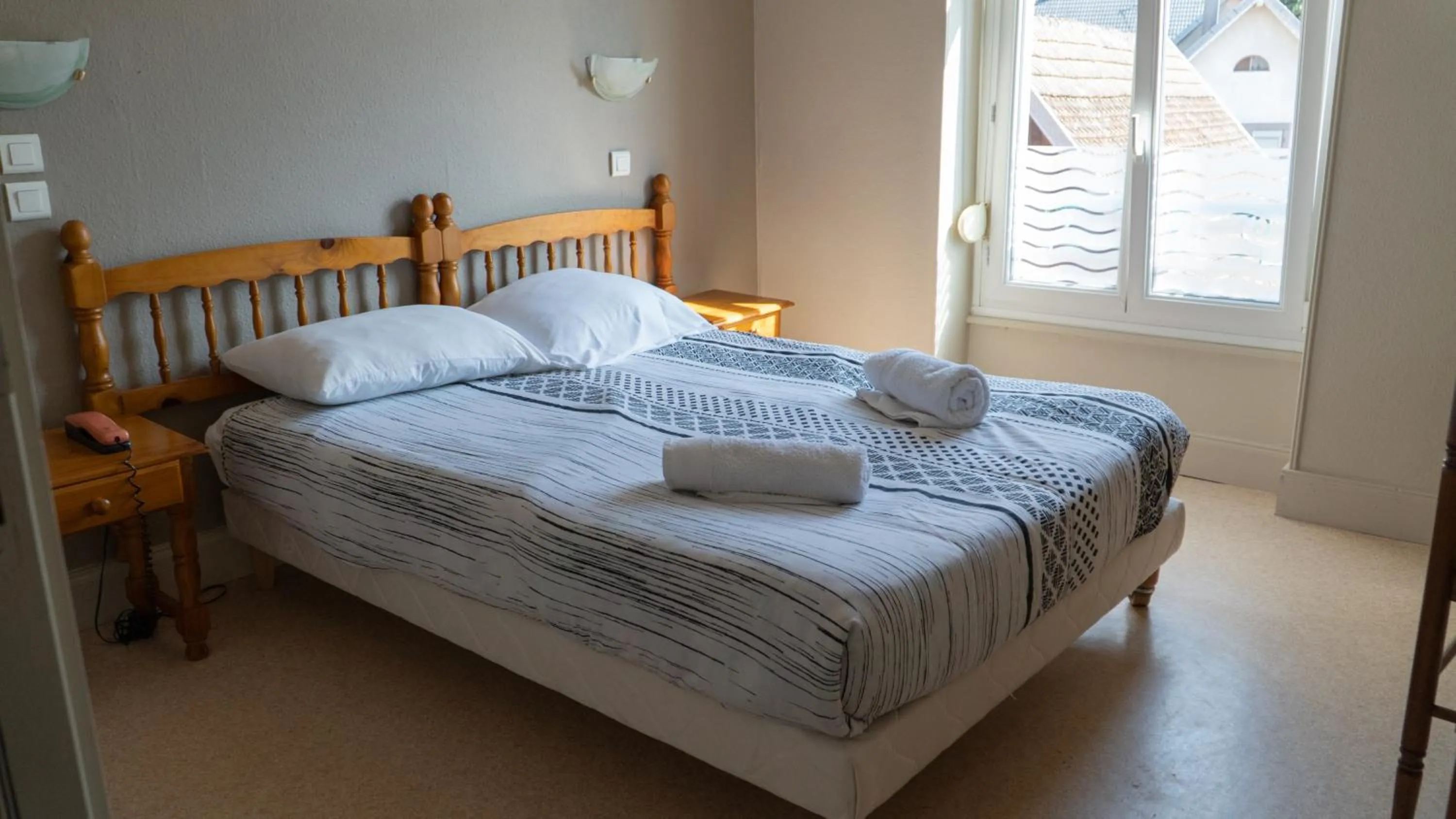 Bed in Résidence SoAnSa du Gérardmer de la Sci Rsast - Col de la Schlucht