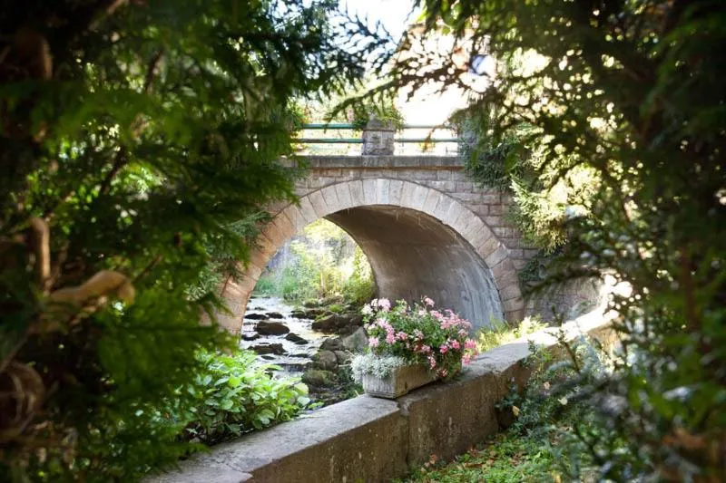 Garden in Résidence SoAnSa du Gérardmer de la Sci Rsast - Col de la Schlucht