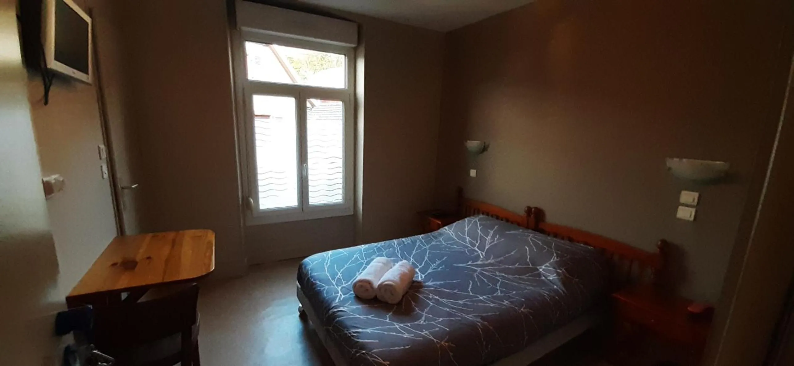 Bed in Résidence SoAnSa du Gérardmer de la Sci Rsast - Col de la Schlucht