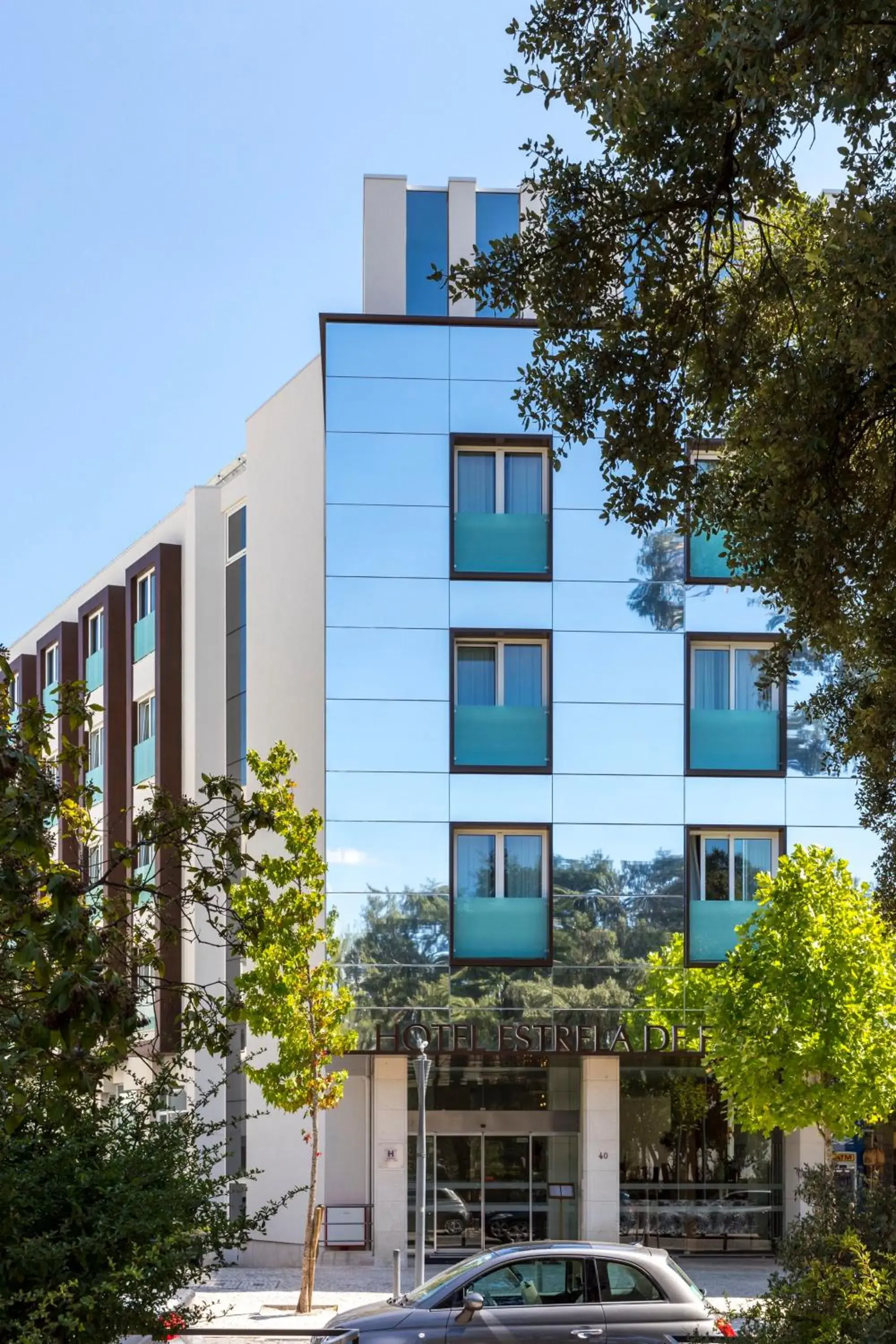 Property building in Hotel Estrela De Fatima Property building in Hotel Estrela De Fatima