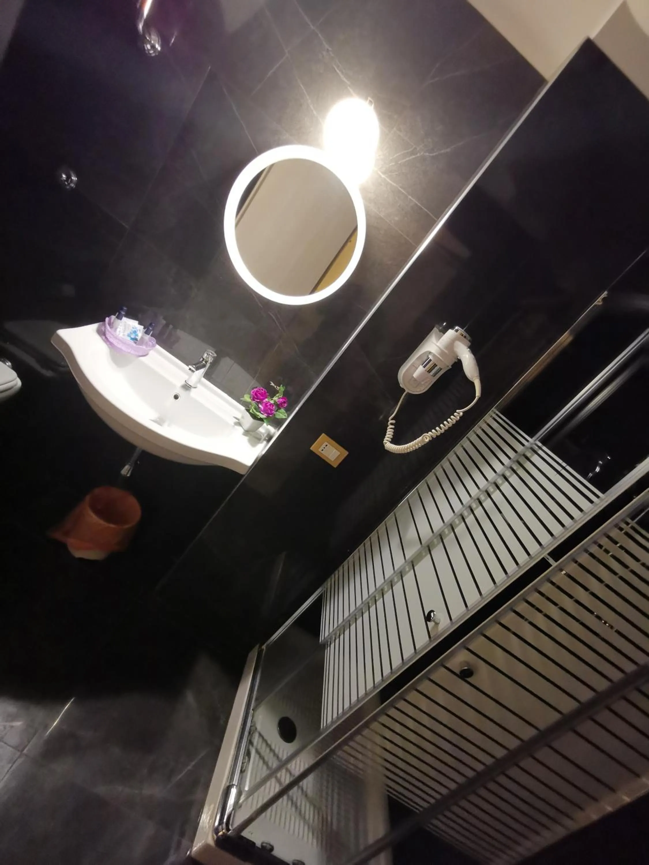 Shower in Hotel Clinton