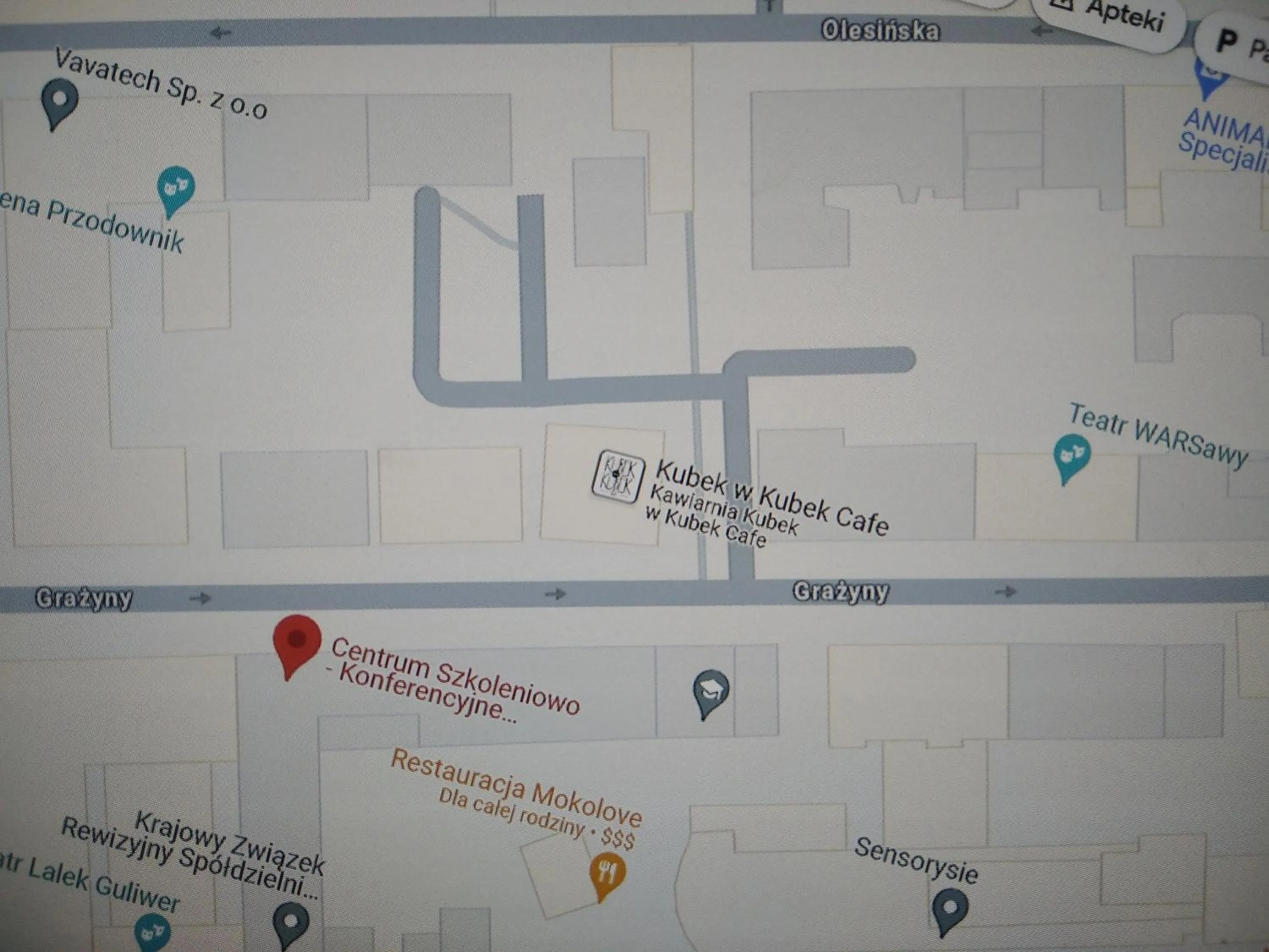 Restaurant/places to eat in Centrum Szkoleniowo-Konferencyjne Społem