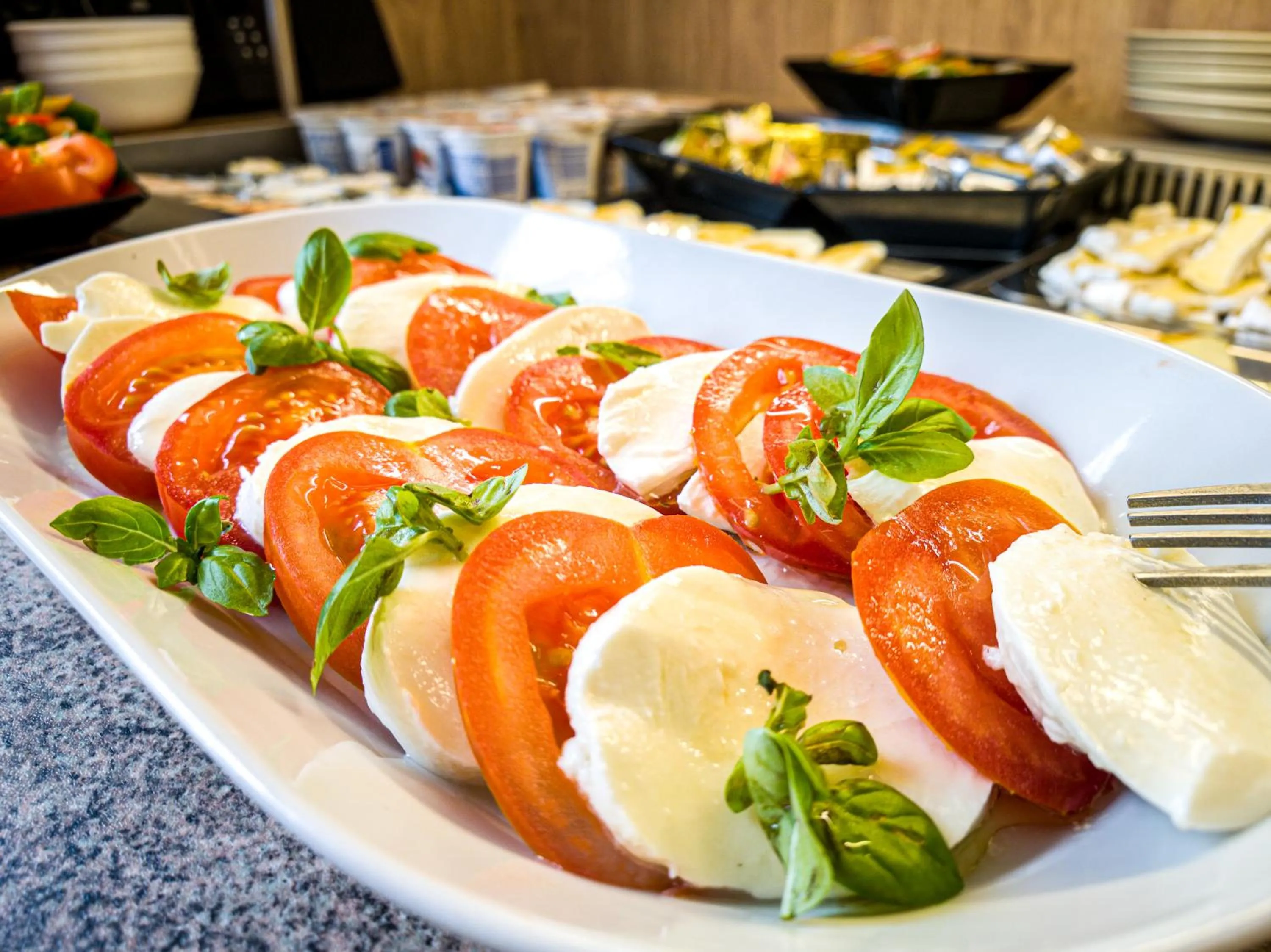 Buffet breakfast in Hotel Imos