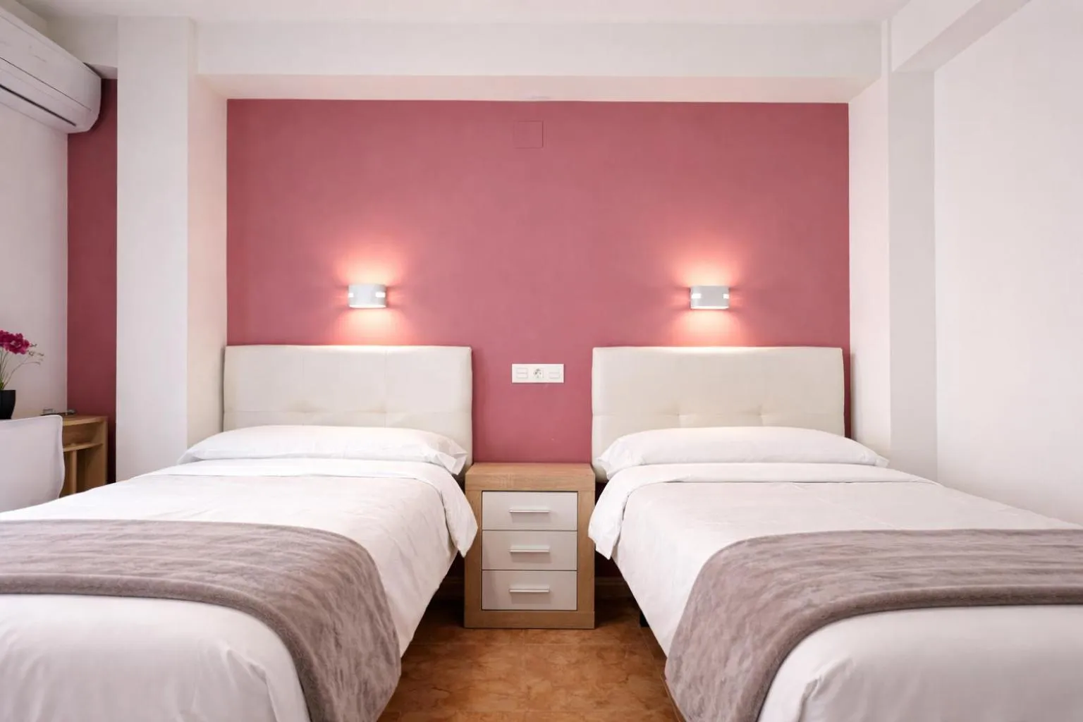 Bed in Pensión Rocamar