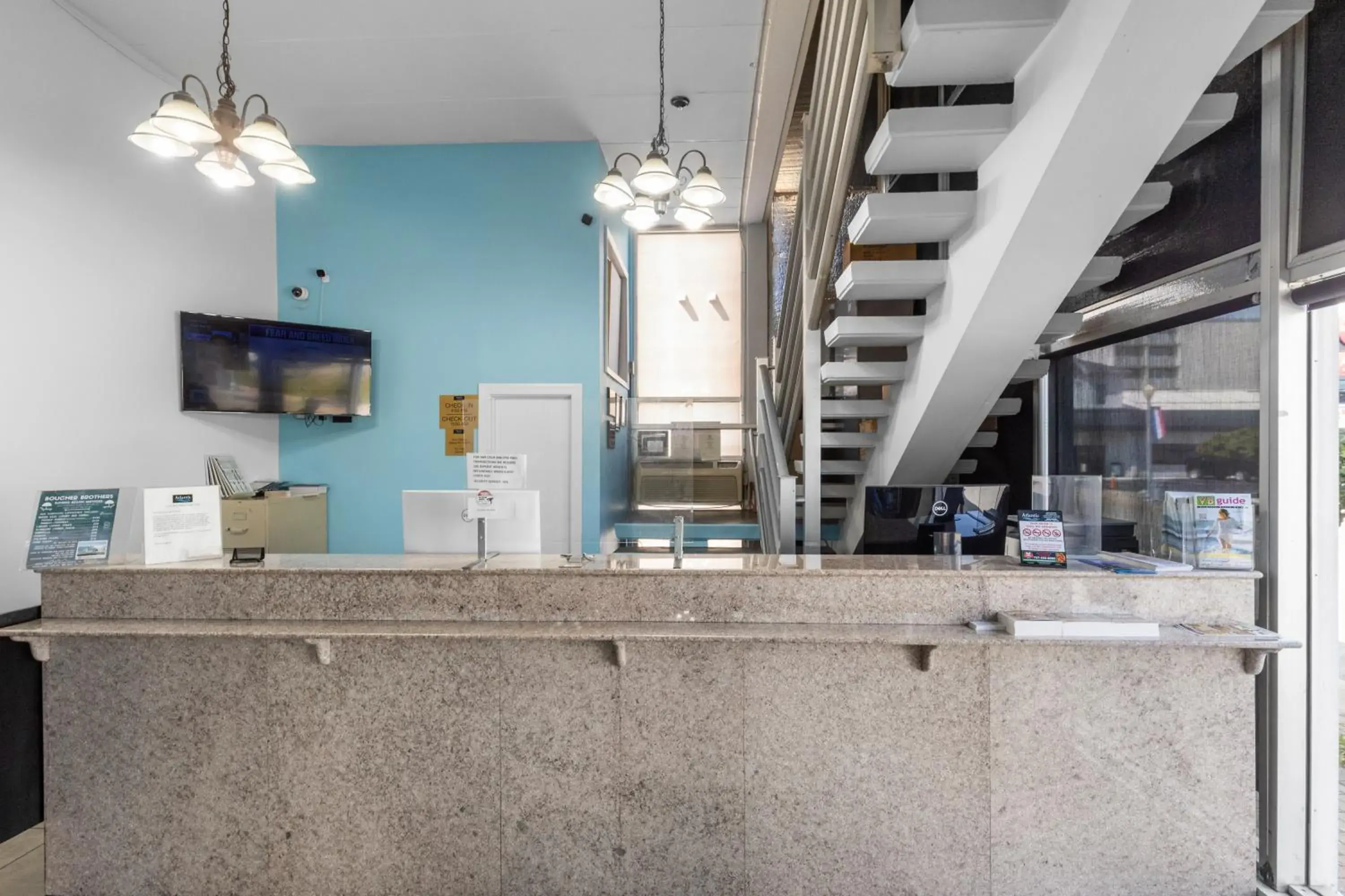 Lobby or reception in Atlantic Inn Lobby or reception in Atlantic Inn