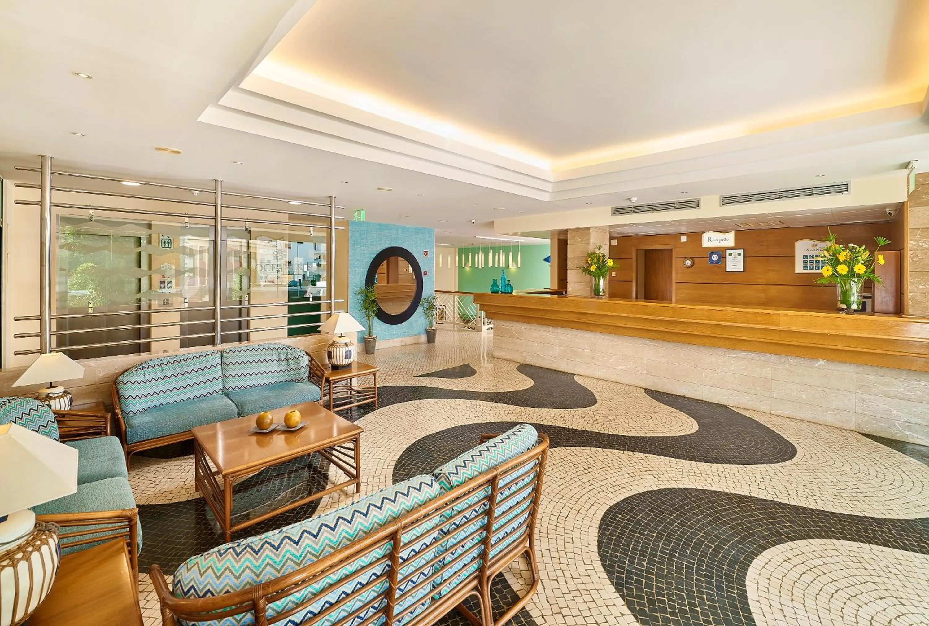 Lobby or reception in Oceanus Aparthotel