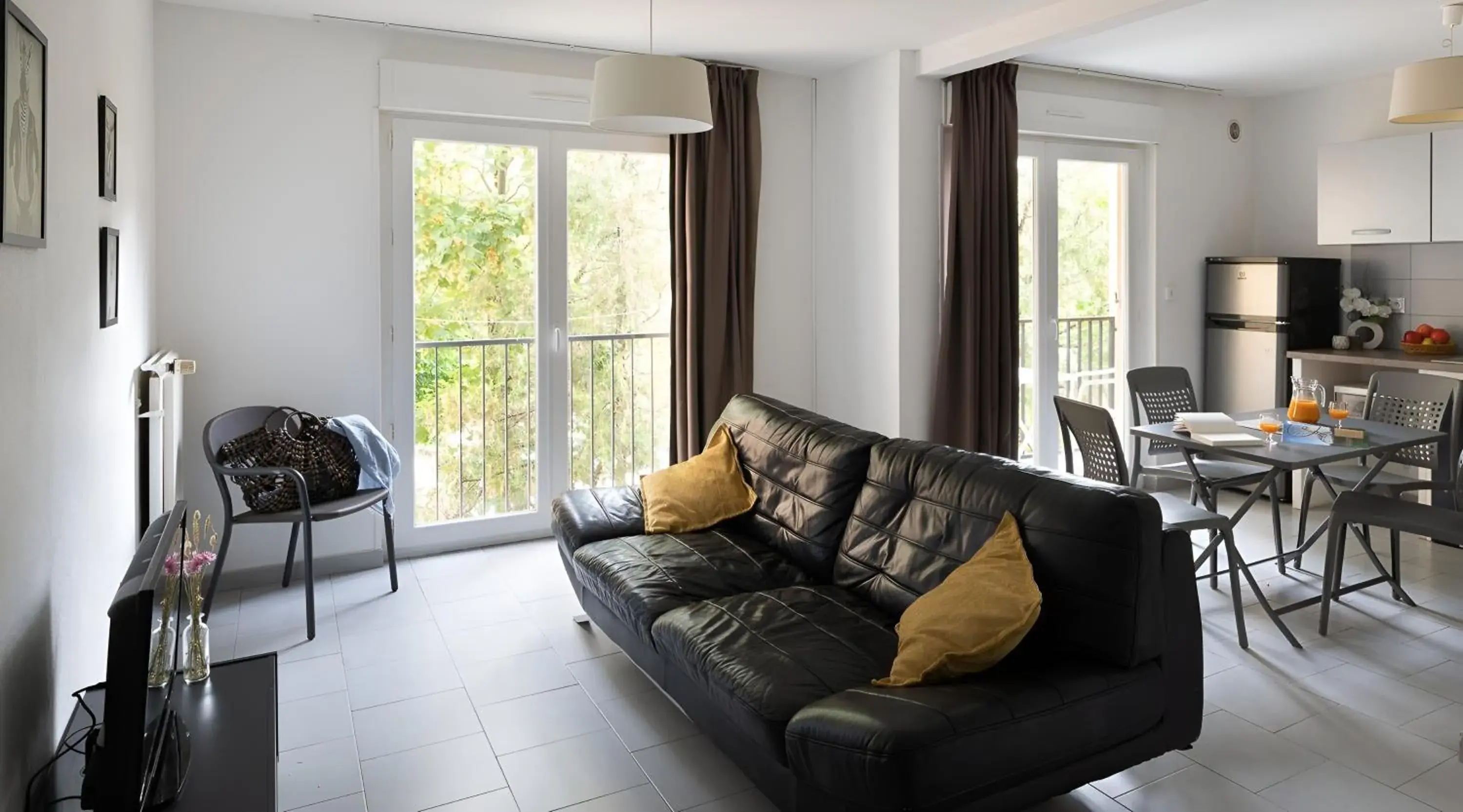 Living room in Appart Hotel Corte HR Living room in Appart Hotel Corte HR