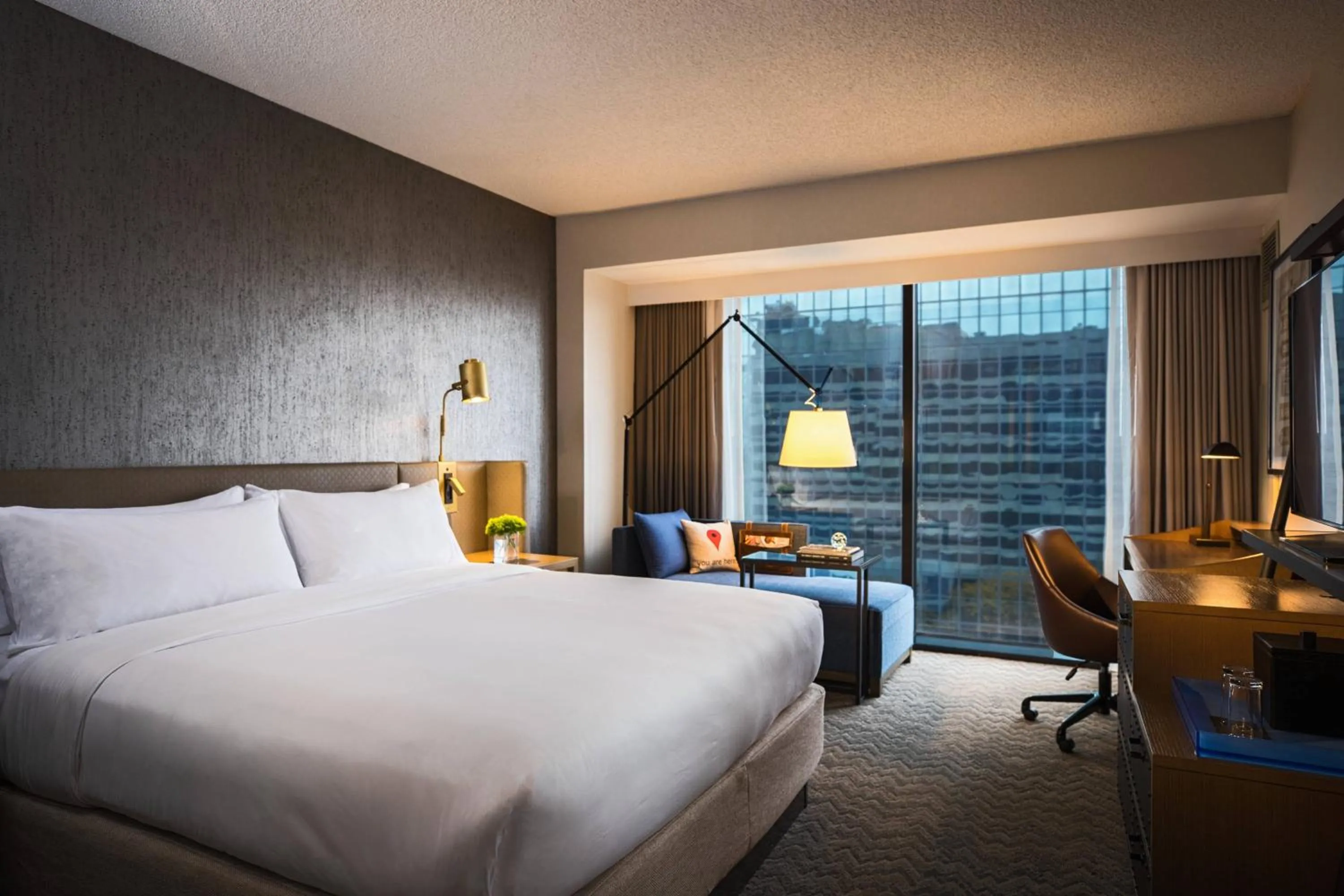 Bedroom, Bed in Renaissance Toledo Downtown Hotel